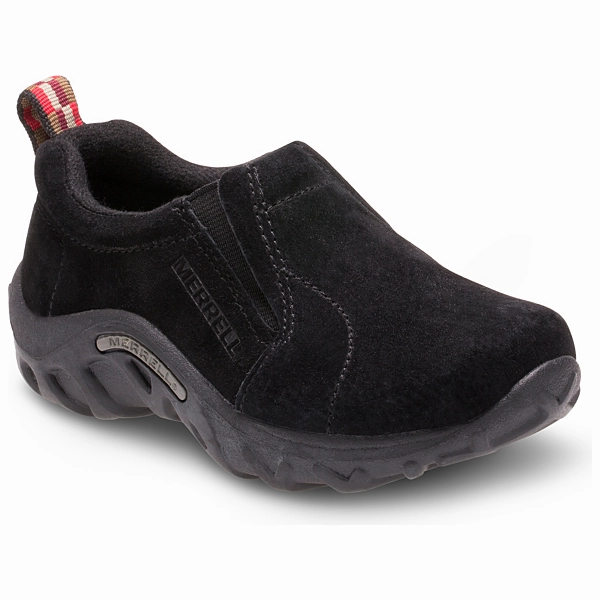 Merrell Kids Jungle Moc - Black Suede Pilates Cool Spring Jump