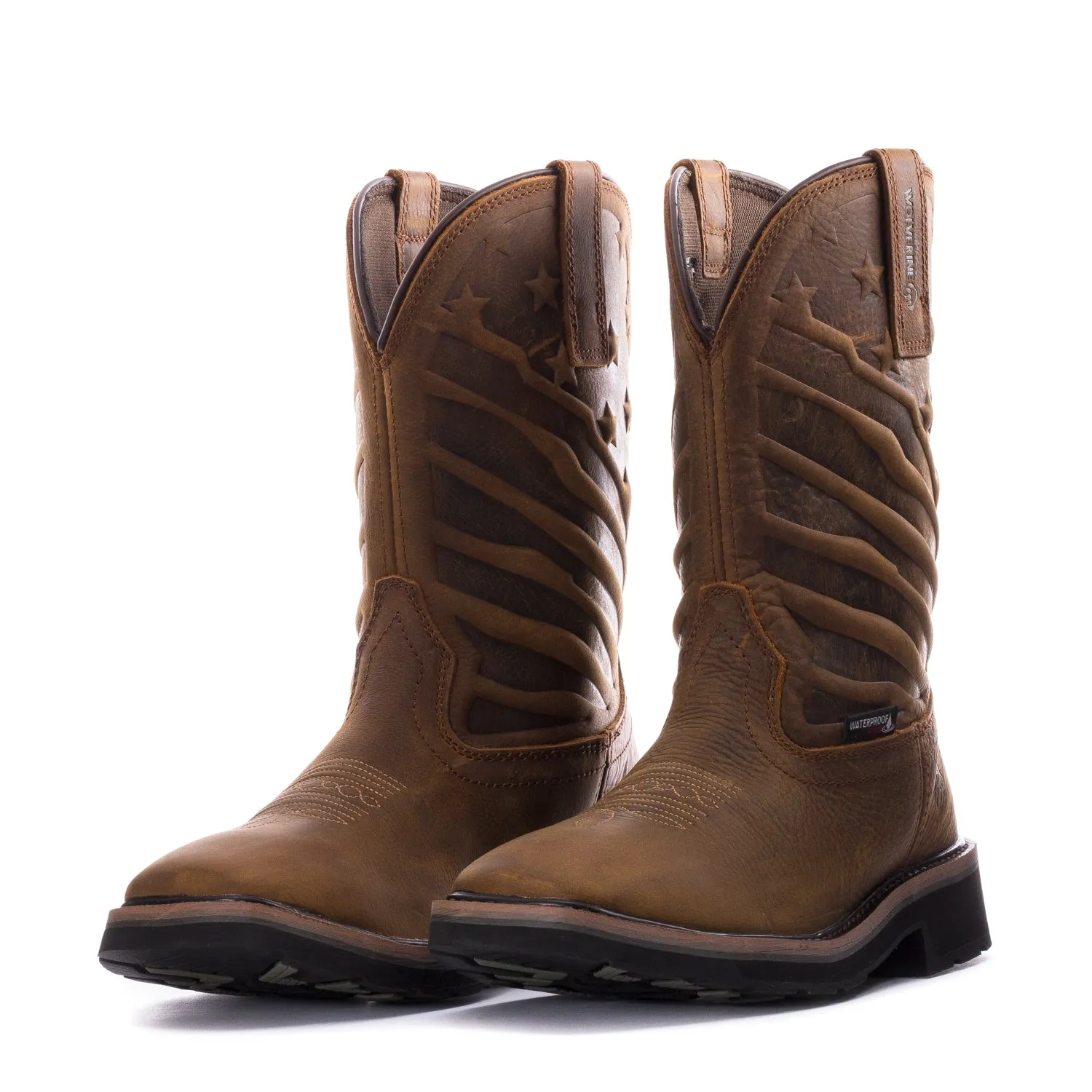 Rocker Sole Tech lace up closure Rancher Flag - Mens