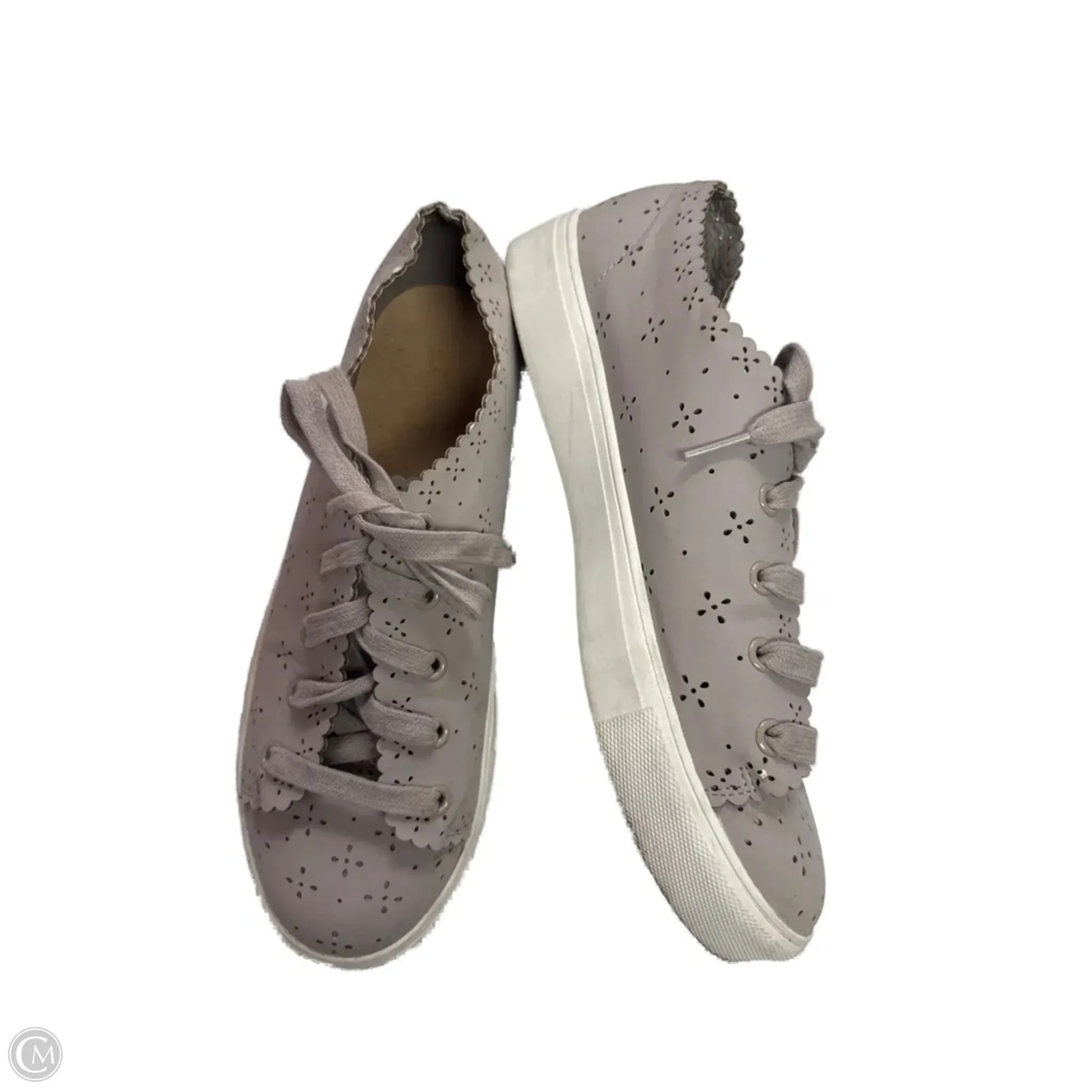 Shoes Sneakers By Loft In Taupe, Size: 8 Easy Steps