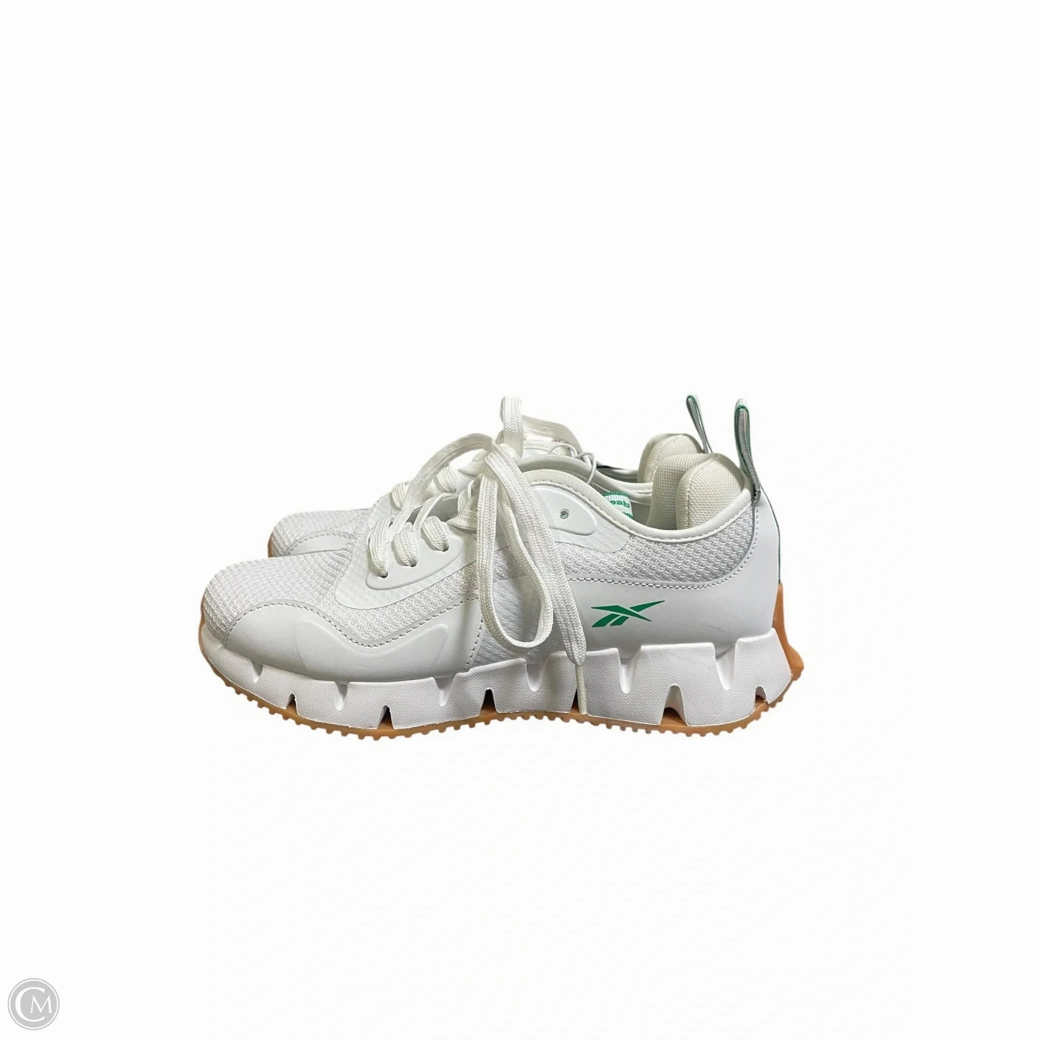 Shoes Sneakers By Reebok In White, Size: 7.5 Stabilizing Heel Clip Knit Upper Material