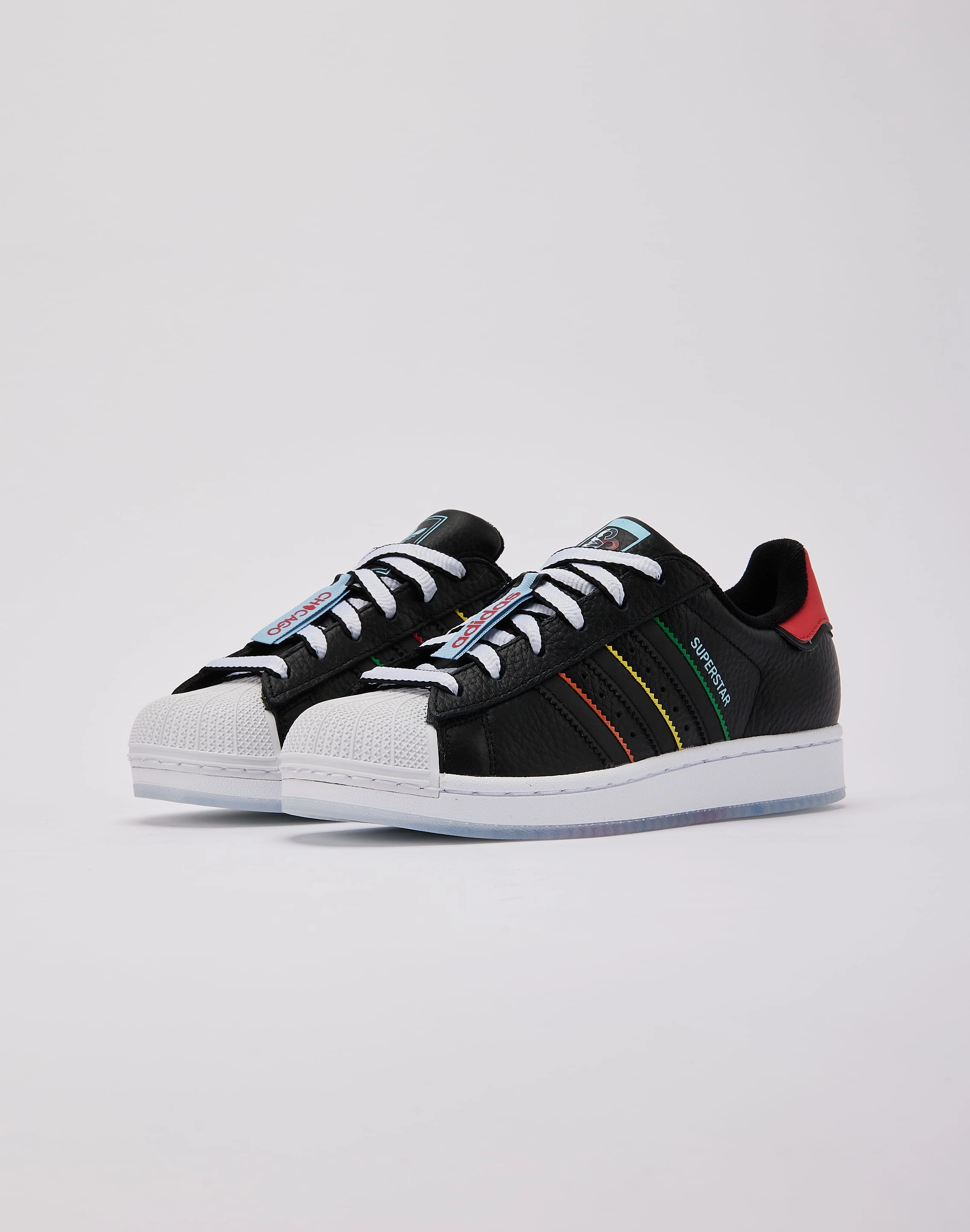 Quick Dry Lining Eco Friendly Fabric Adidas Superstar II 'Chicago' Grade-School