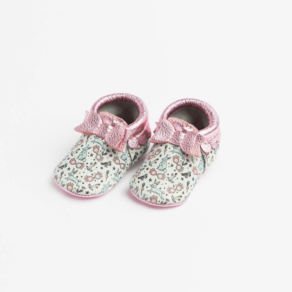 Multidirectional Tread Breathable kids' shoes Luna Lovegood Bow Baby Shoe