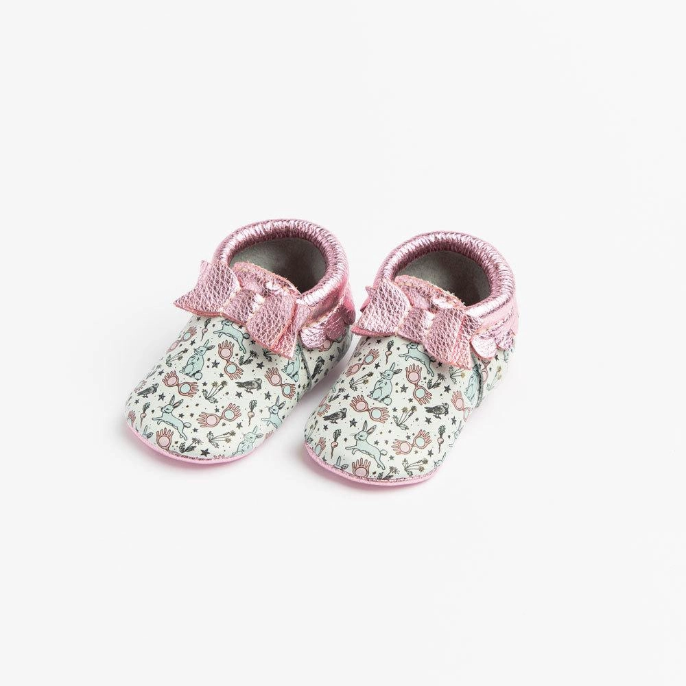 Simple kids' fashion Machine Washable Construction Luna Lovegood Bow Baby Shoe