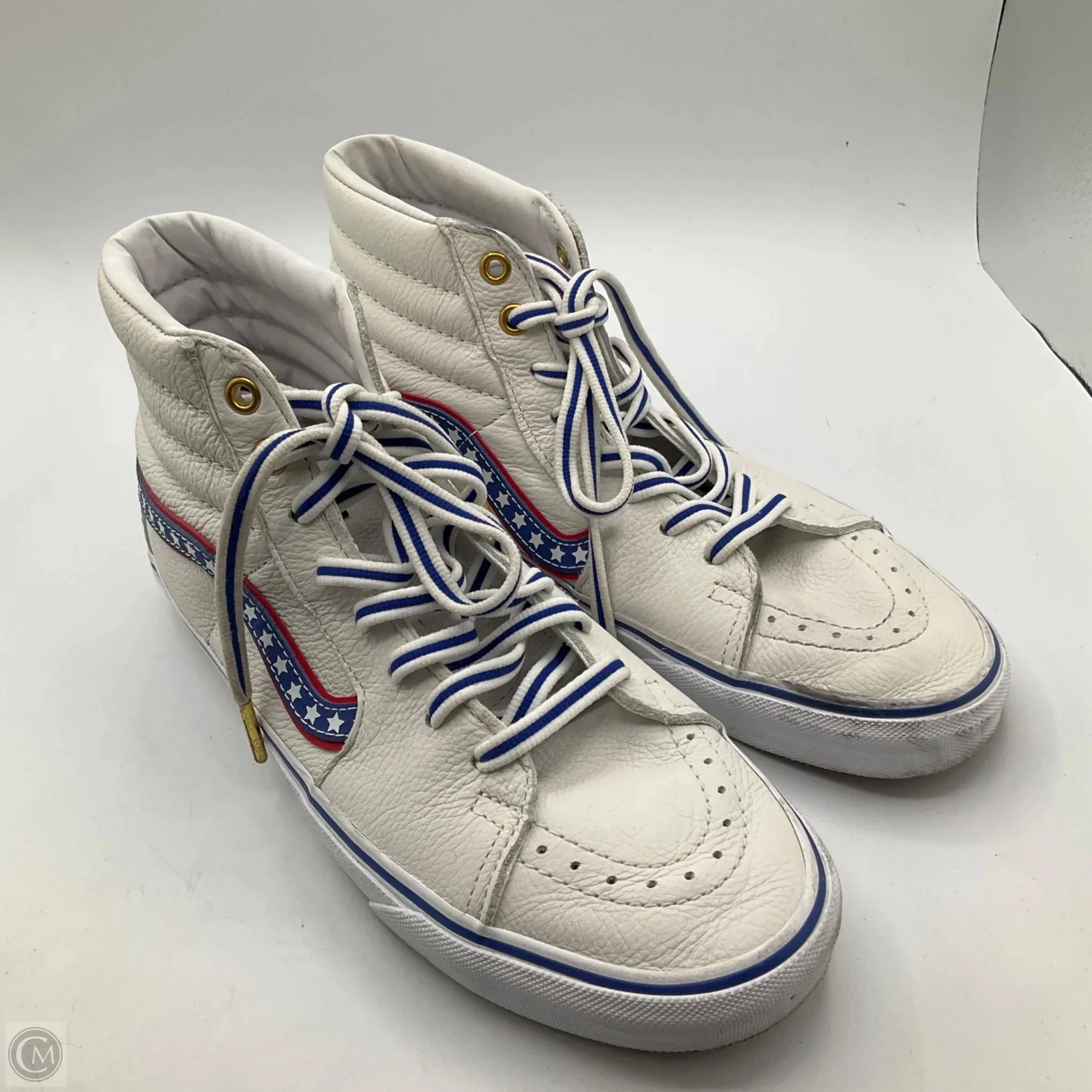 Shoes Sneakers By Vans In Blue & Red & White, Size: 9 Fitness Ready