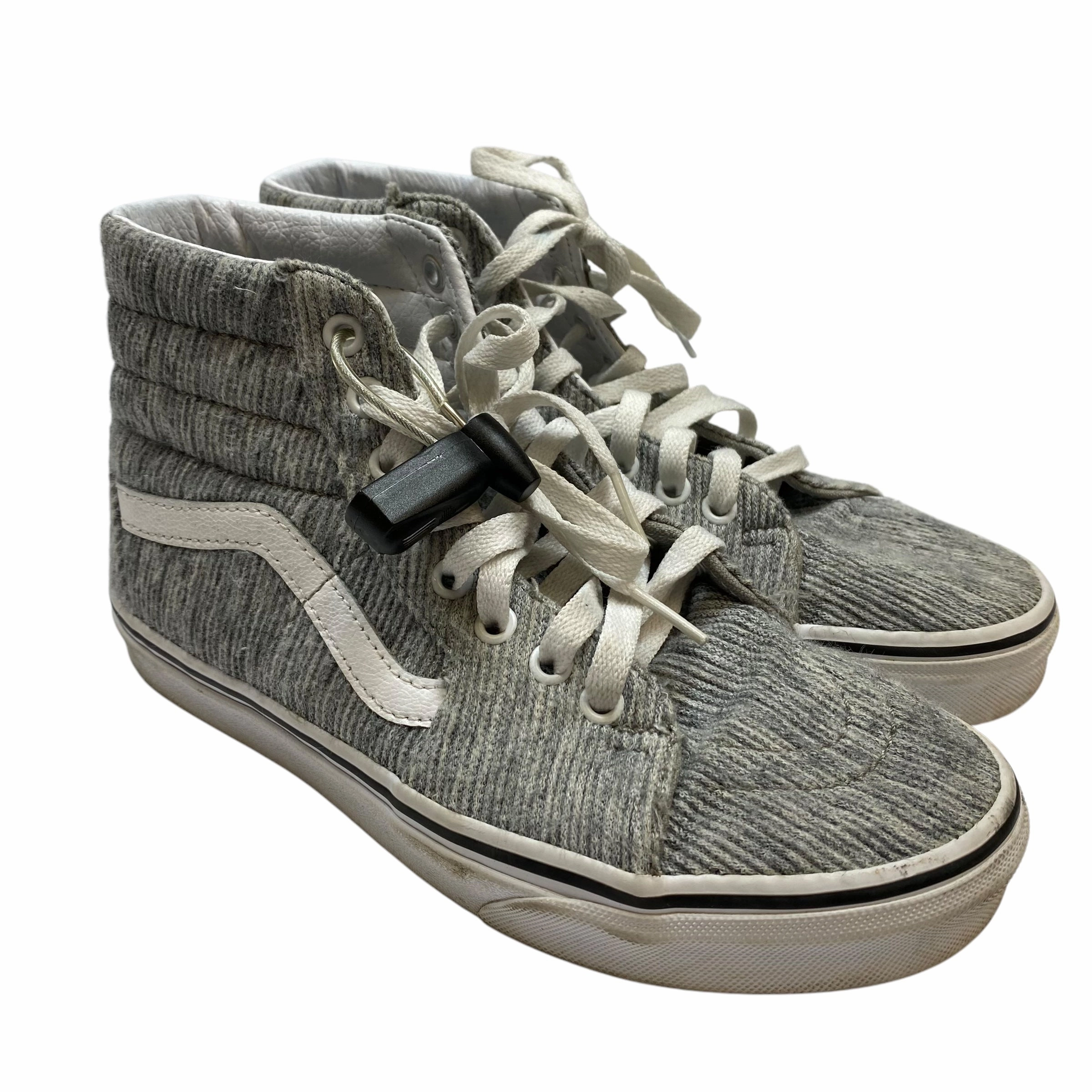Shoes Sneakers By Vans In Grey, Size: 7 Flat Lace