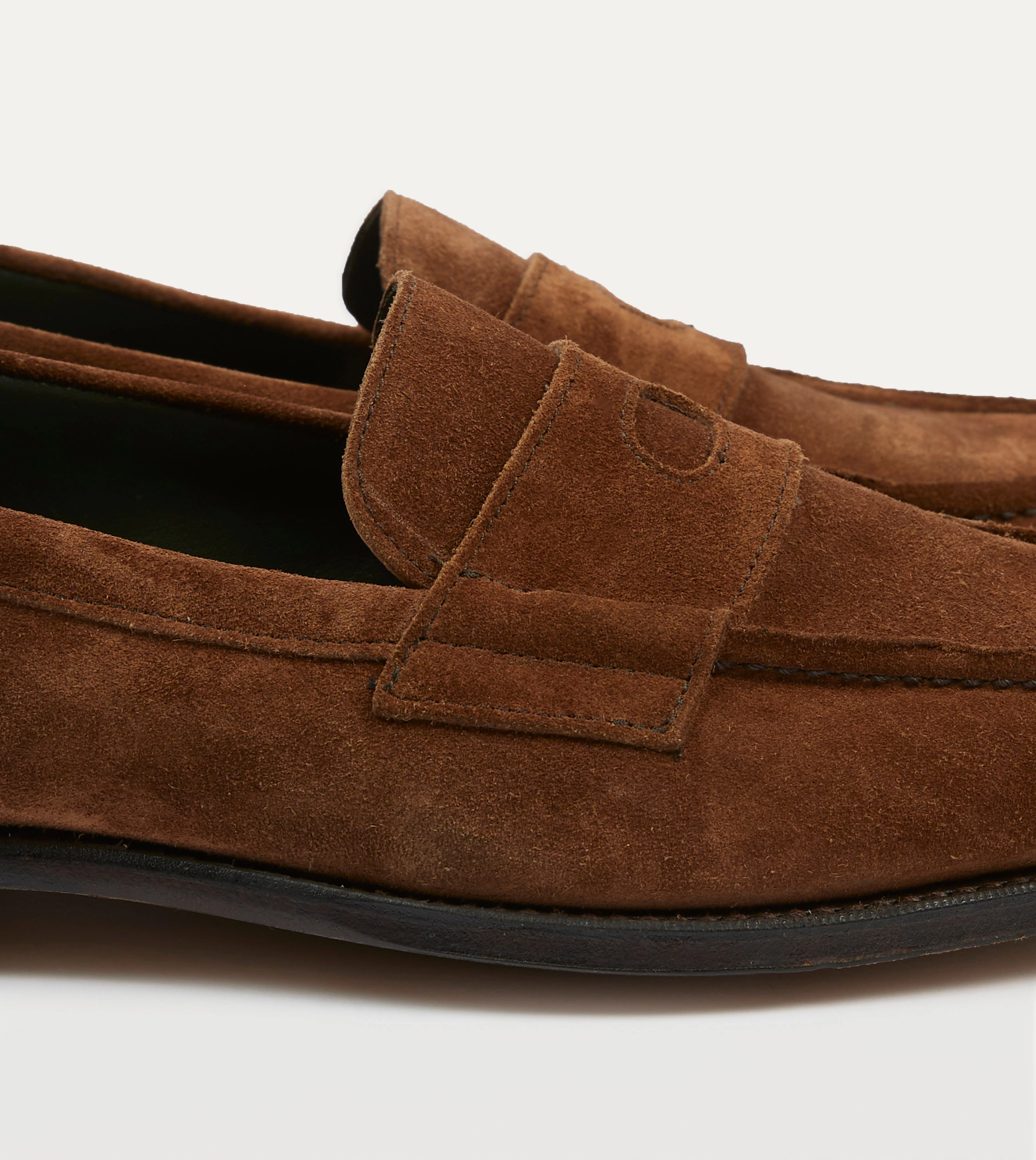 day trip Snuff Suede Charles Mk II Goodyear Welted Penny Loafer