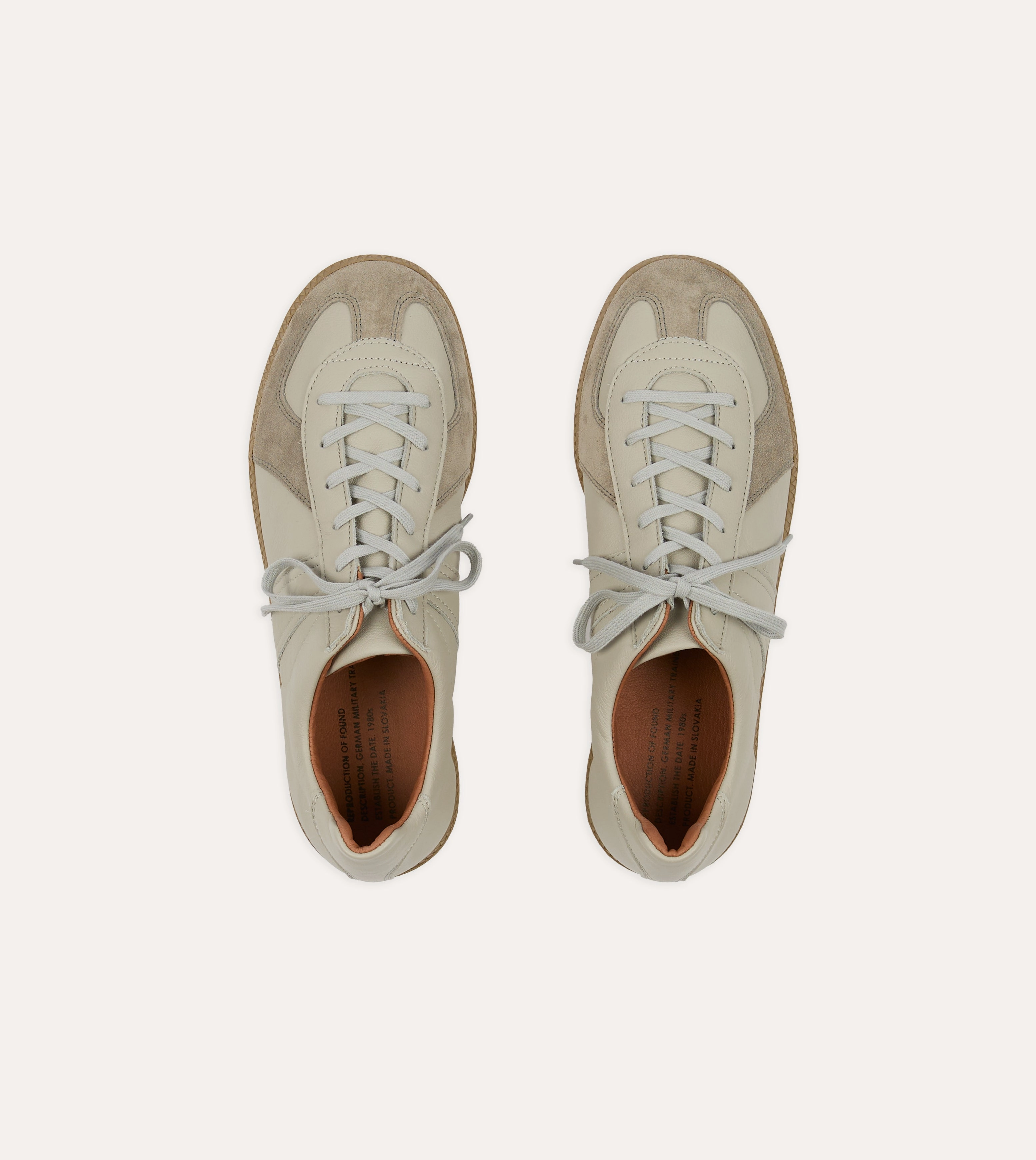Rolling Motion Sole Reproduction of Found Grey Germany Military Trainer
