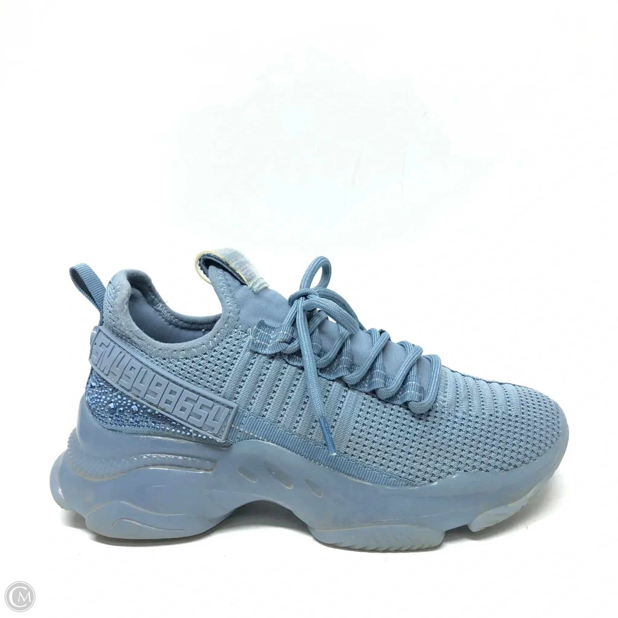 Lace Up System Shoes Sneakers By Steve Madden In Blue, Size: 6