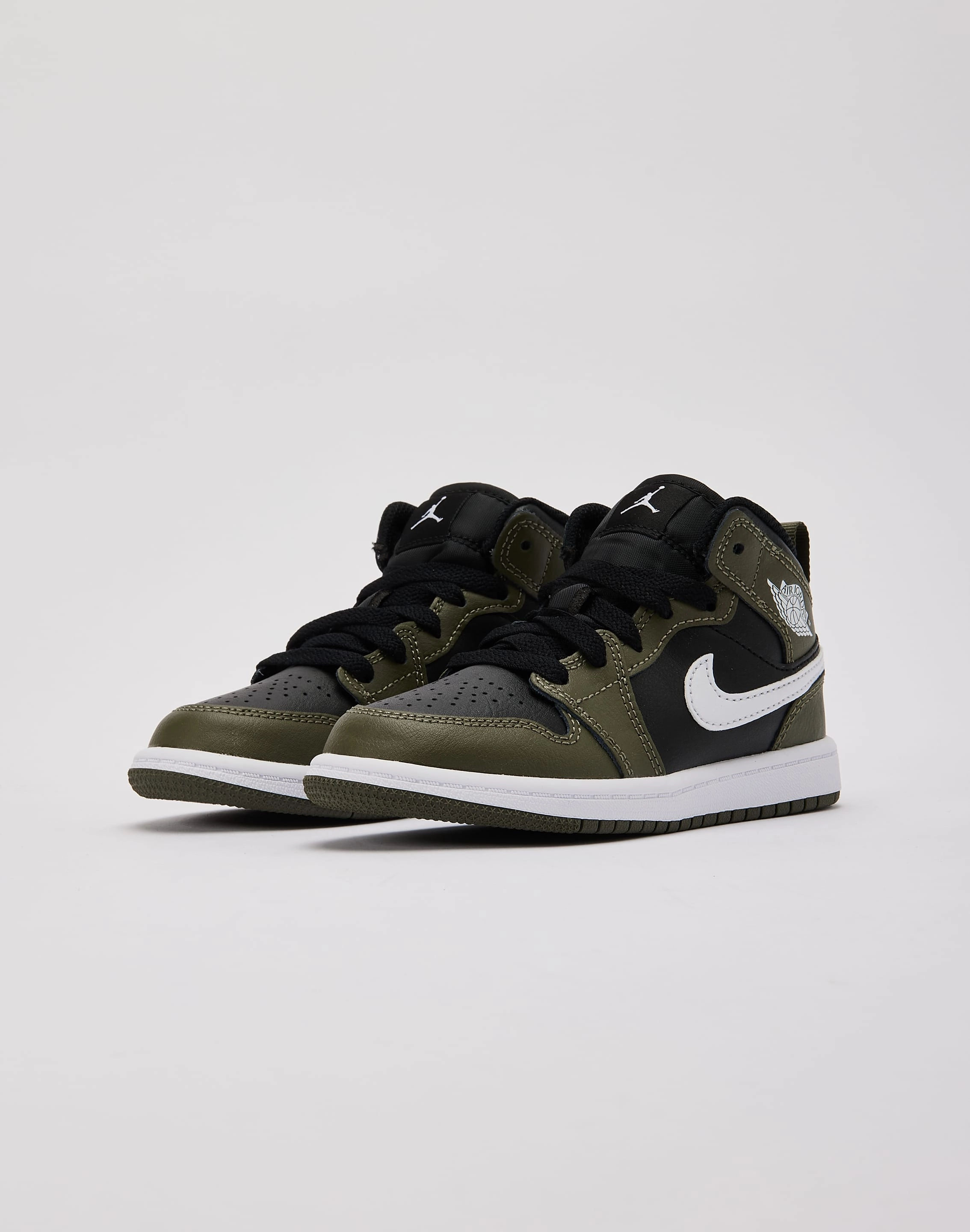Jordan Air Jordan 1 Mid Pre-School Abrasion resistant Secure Lace Closure