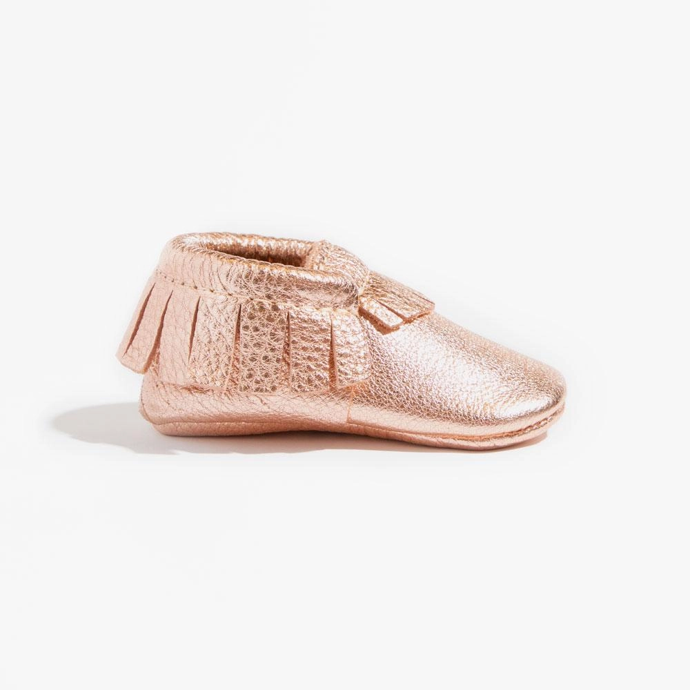 Juvenile products Athletic kids' gear Rose Gold Moccasin Baby Shoe