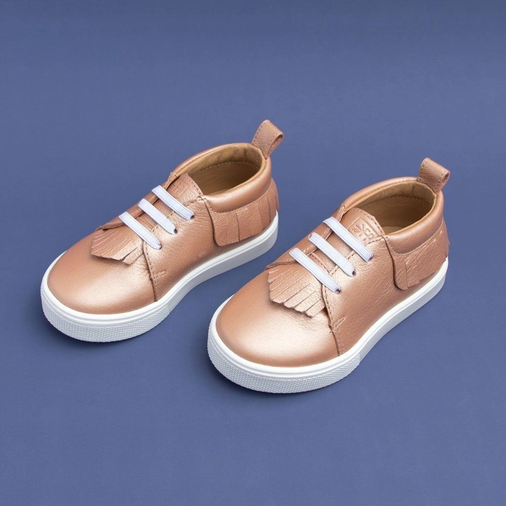 Modern Comfort Rose Gold Sneaker Mocc