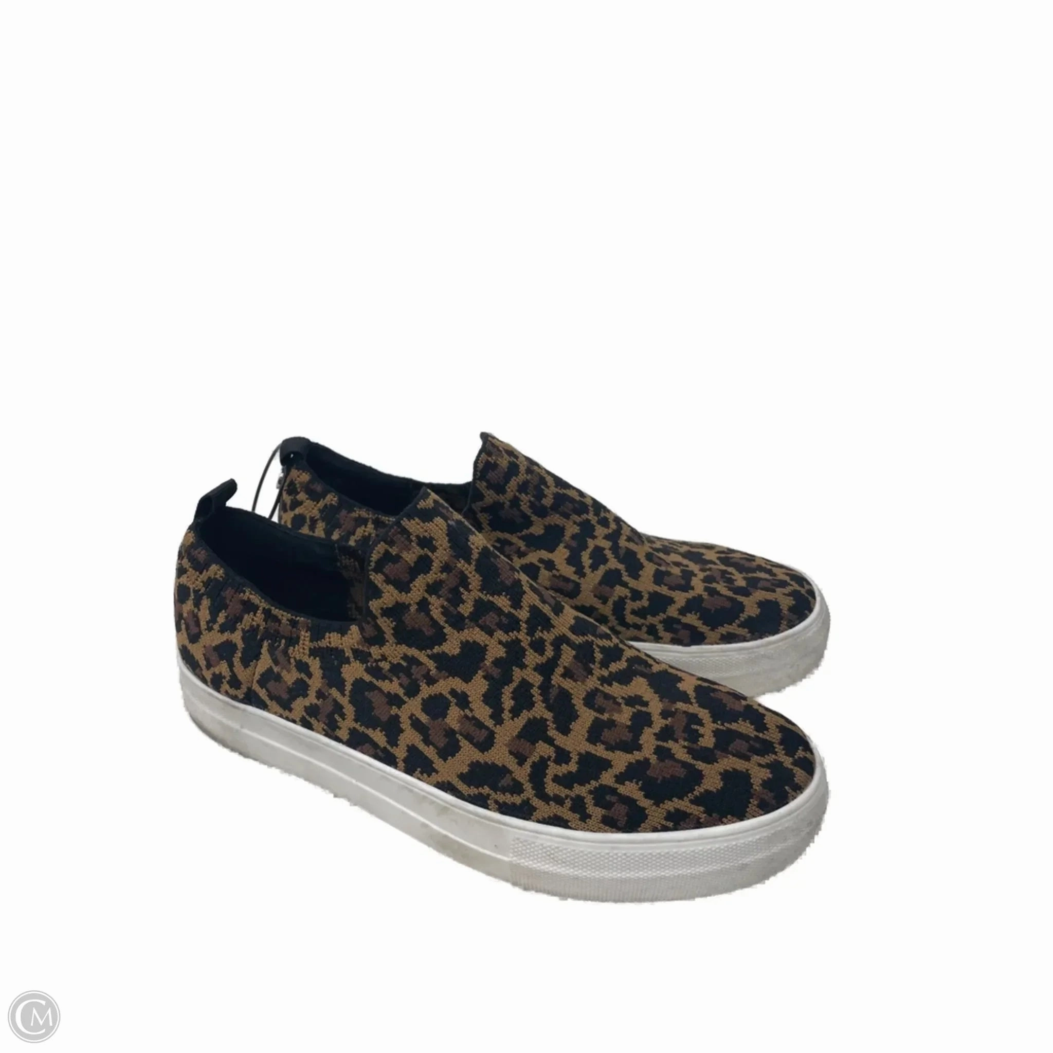 Compression Resistant EVA Durable Toe Guard Shoes Sneakers By Steve Madden In Animal Print, Size: 9