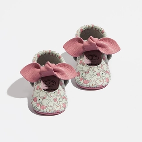 Marie Knotted Bow Baby Shoe Eco Friendly Fabric