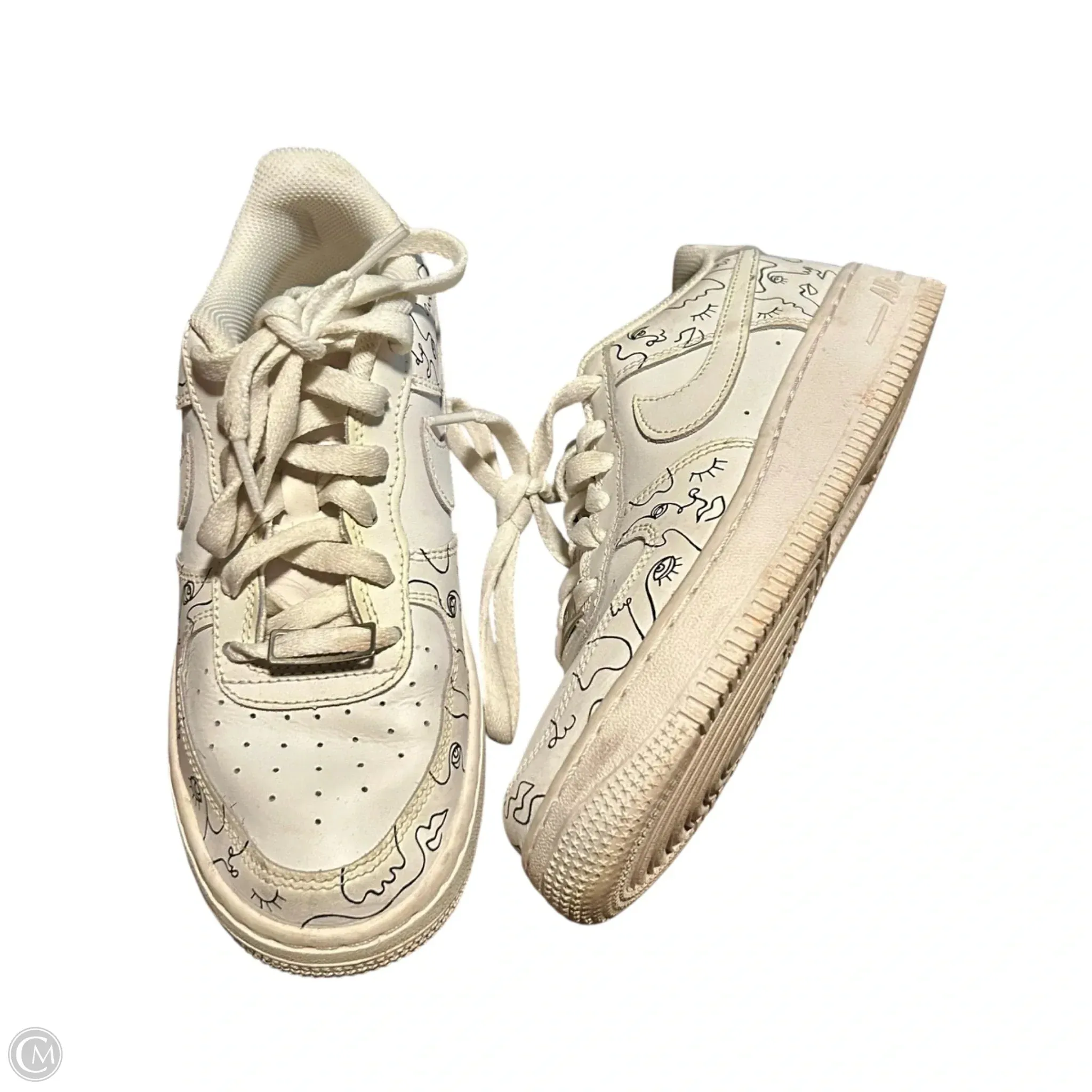 Shoes Sneakers By Nike In White, Size: 7 High Shine