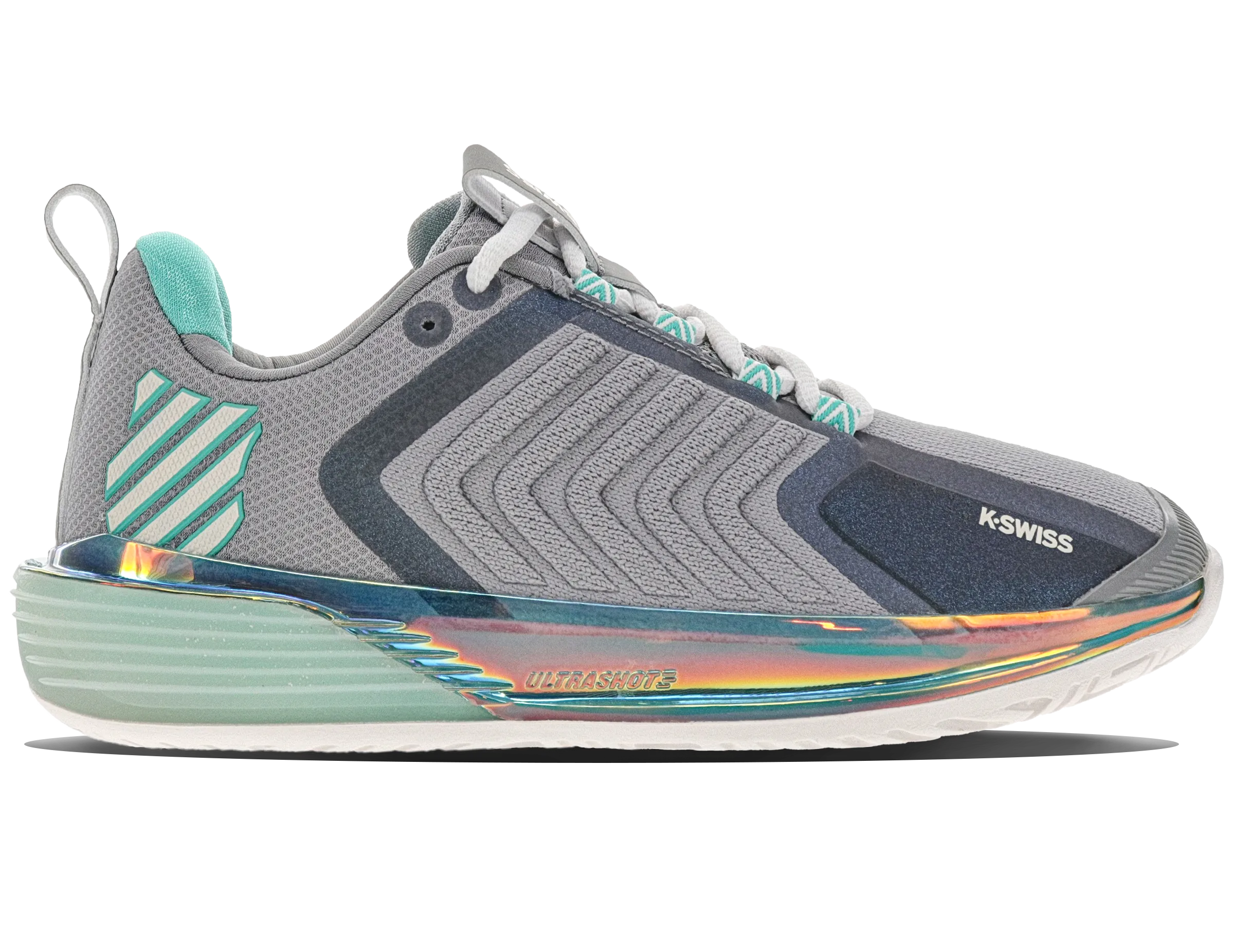 Modern Bold Contoured Footbed 96988-092-M | ULTRASHOT 3 | ALLOY/BRILLIANT WHITE/ TURQUOISE