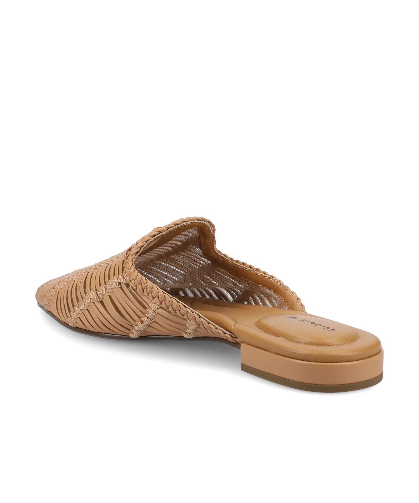 The Goldfinch 15 Woven Slide - Toffee Woven Anatomical Toe Ridge Anti Friction Lining