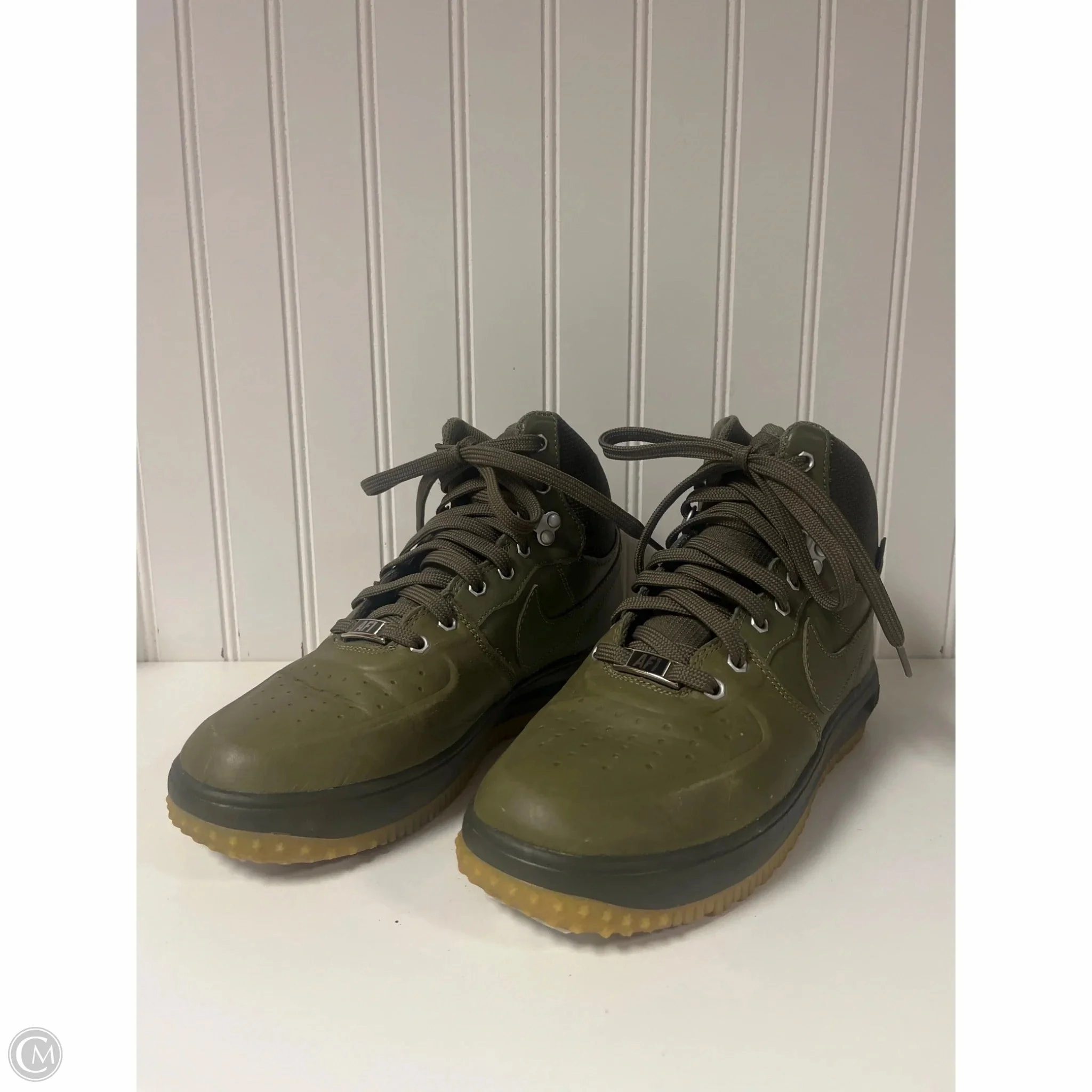 Durable TPR Outsole Shoes Sneakers By Nike In Green, Size: 8