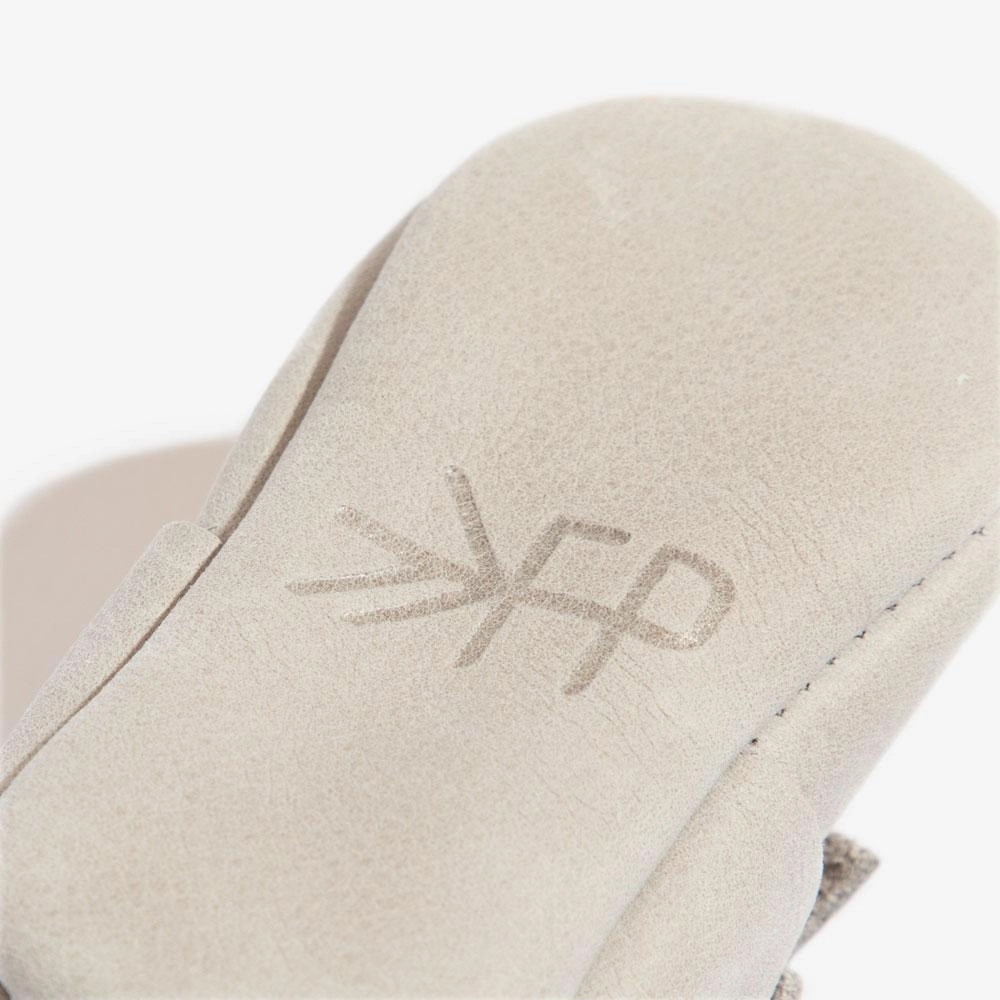 Rubber Traction Breathable Insole Design Salt Flats Bow Baby Shoe