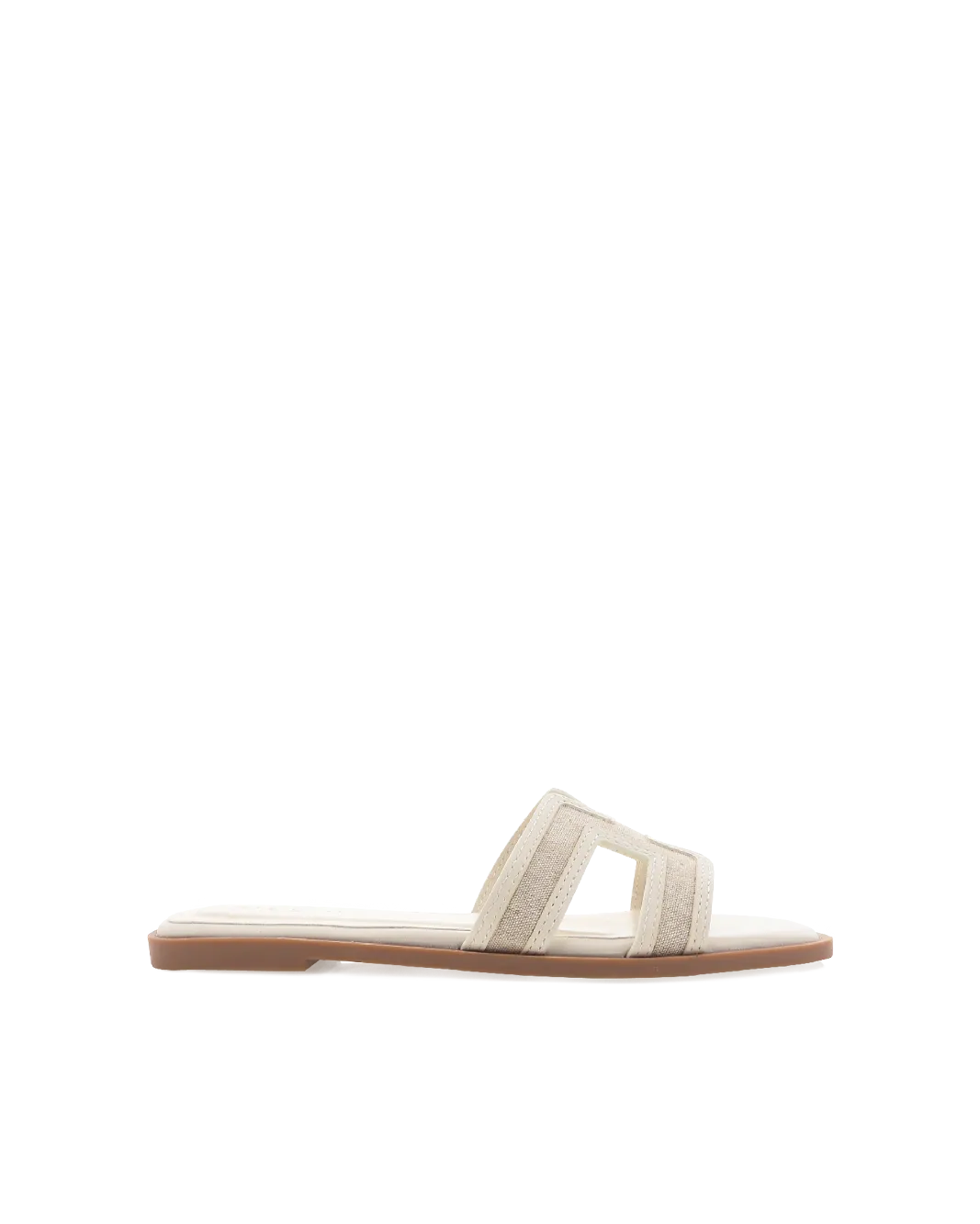 GORDY - CREAM LINEN-CREAM Slip Resistant Sole Elegant Shoes