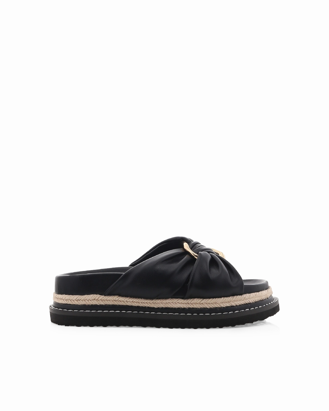 AMBROSE - BLACK Simple Fit Flexible Vacation Shoes