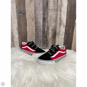 Shoes Sneakers By Vans In Black & Red, Size: 8.5 Aerodynamic Shaping Hydrophobic Upper Material