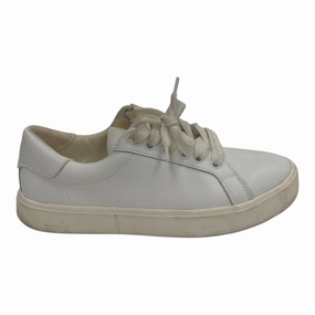 Thermal Regulating Textile Shoes Sneakers By Sam Edelman In White, Size:6