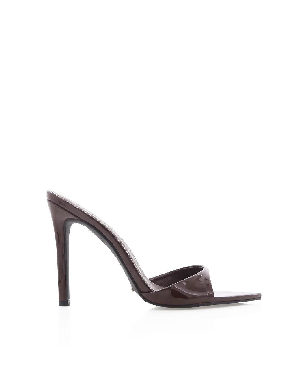 QUINBY - CHOCOLATE PATENT Balanced Heel Counter