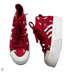 Shoes Sneakers By Adidas In Red & White, Size: 5 Ultra Responsive Cushioning Long Hours