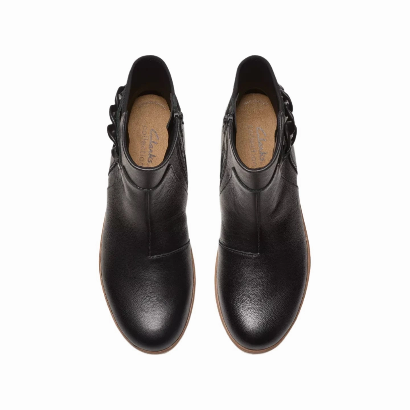 Clarks Women's Zylah Rose Boot - Black Lightweight Midsole World Step