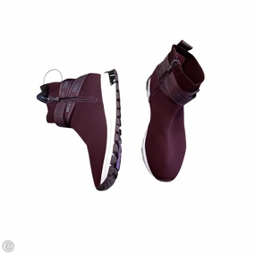 Regular Fit Shoes Sneakers By Dkny In Red, Size: 9