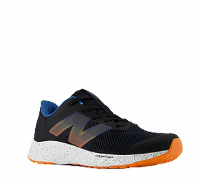 New Balance BIG KID'S Fresh Foam Arishi V4 Sneaker - Black/Blue Ocean Edge