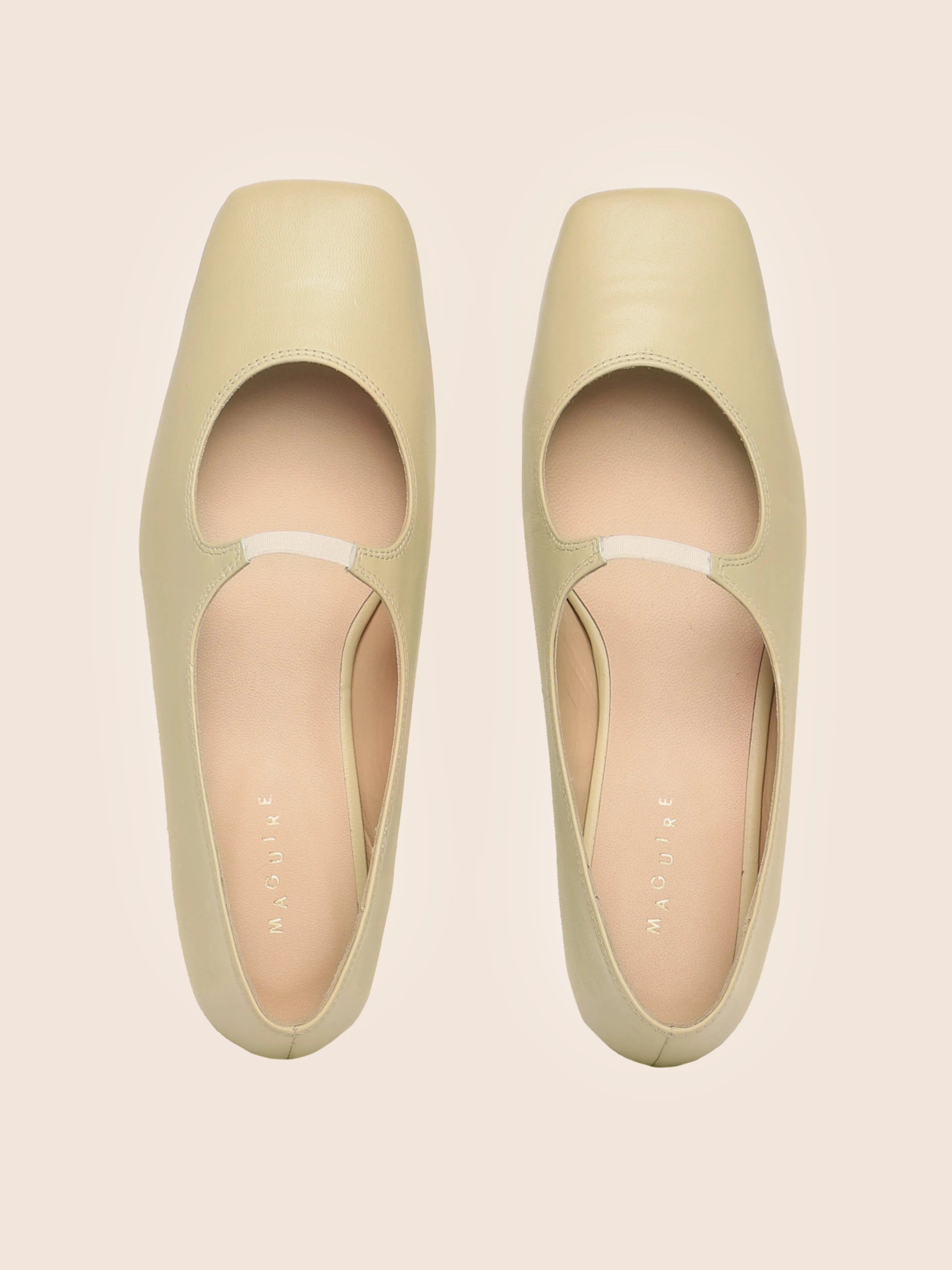 Stretchable Upper Seia Pistachio Ballerina