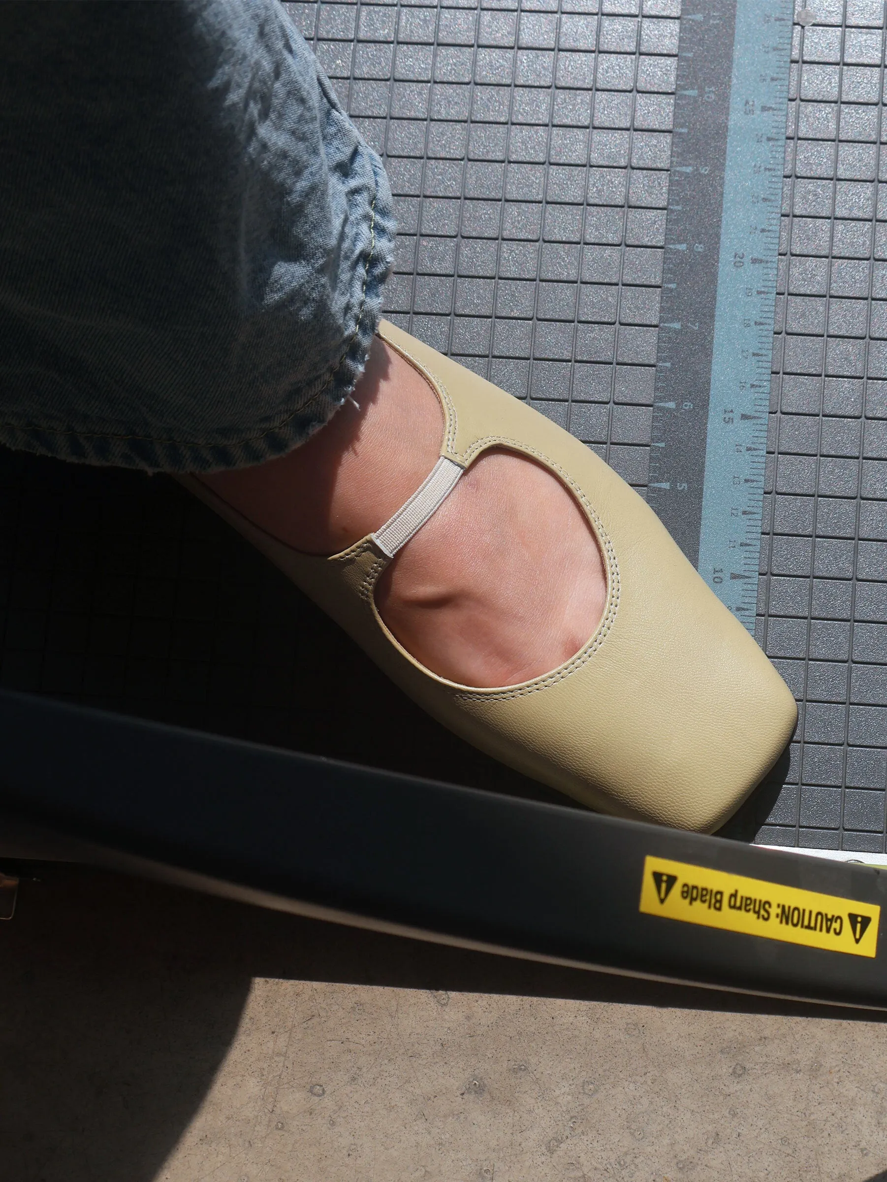 Slip Resistant Sole Seia Pistachio Ballerina