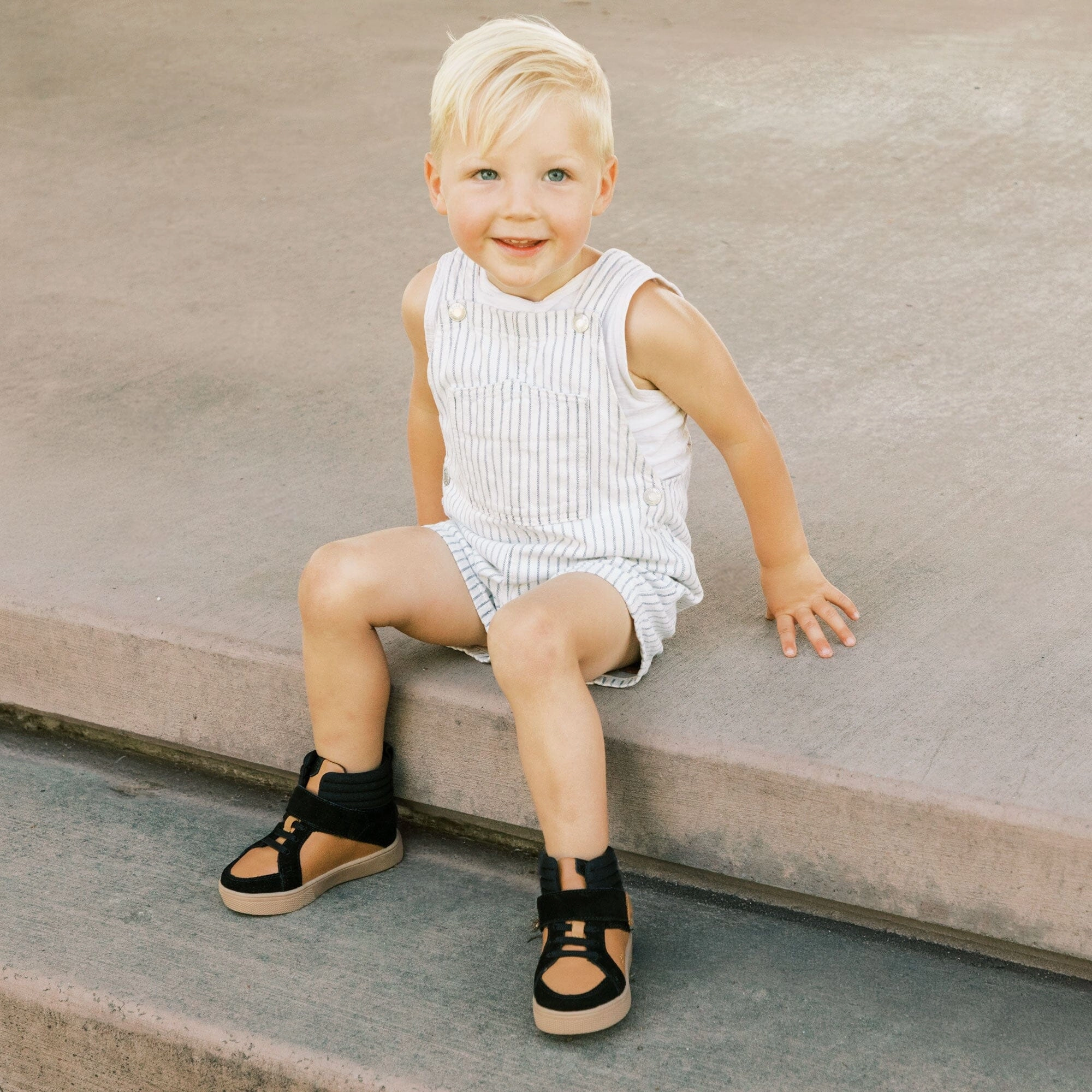 Sepia Brooklyn High Top II Sneaker Zero Drop Platform Flexible Fit Active People