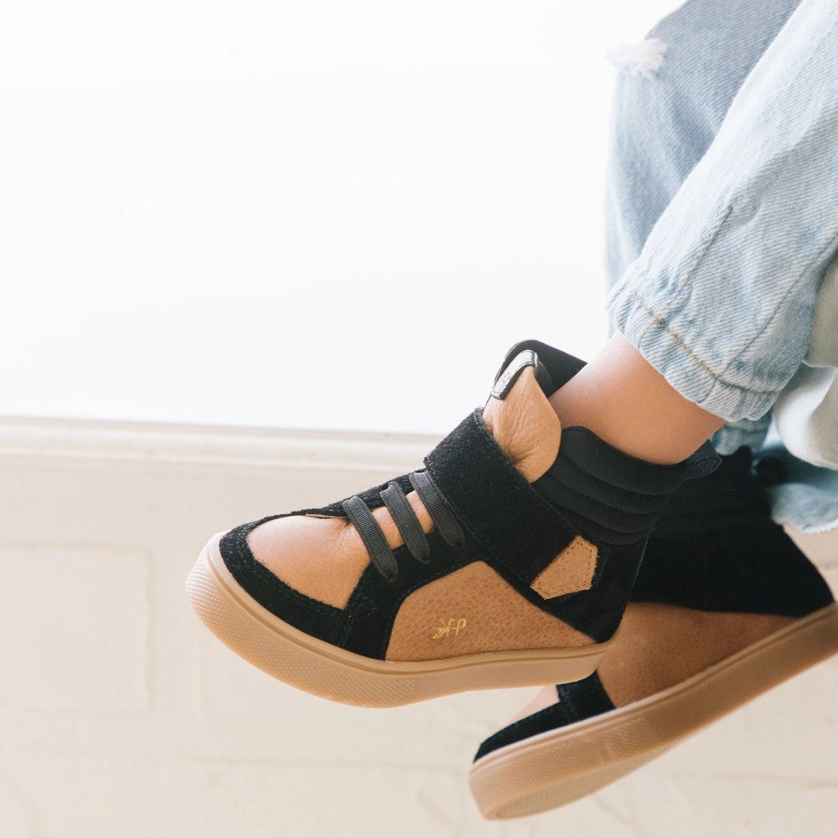 Run Grip Sepia Brooklyn High Top Sneakers