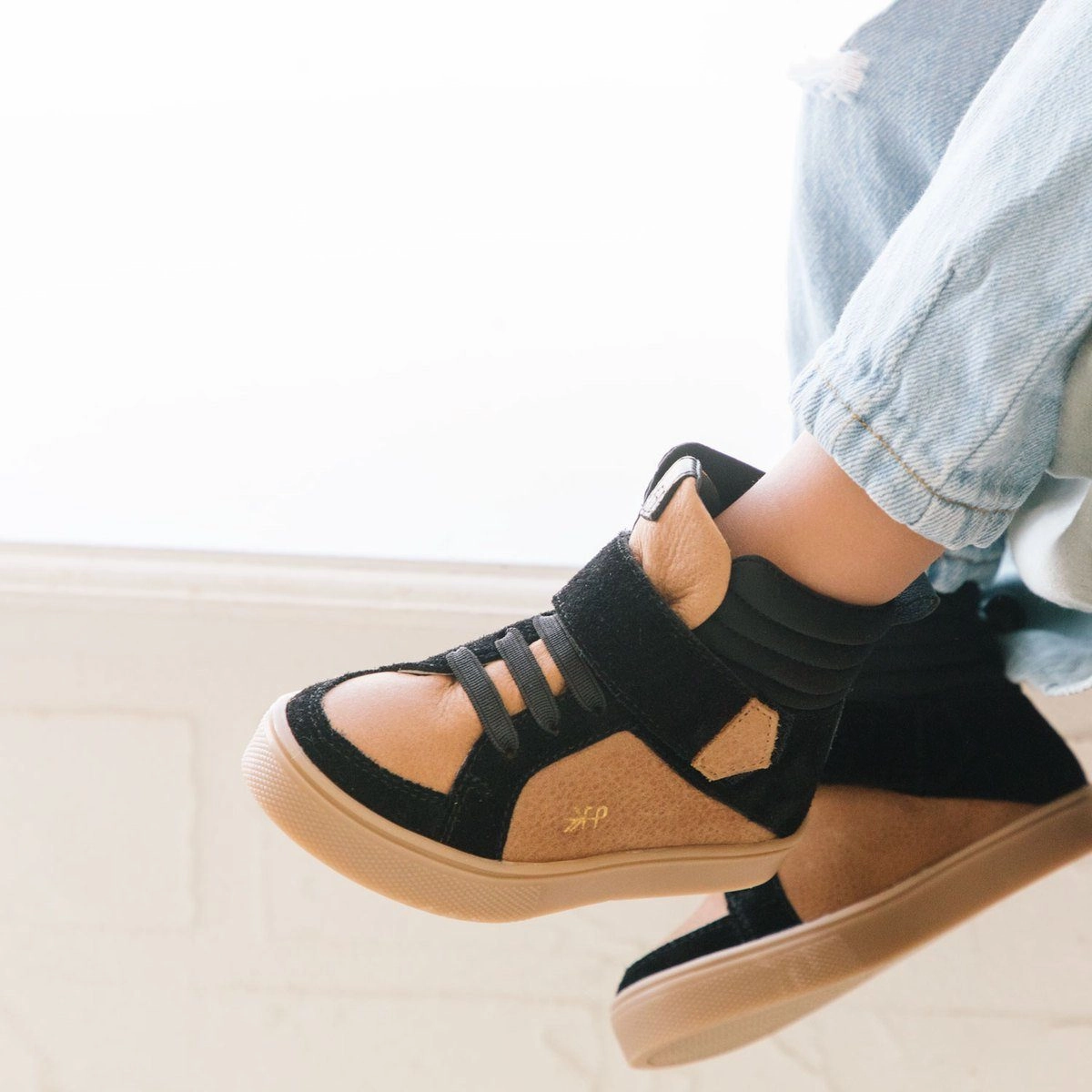 Sepia Brooklyn High Top Sneakers evening run