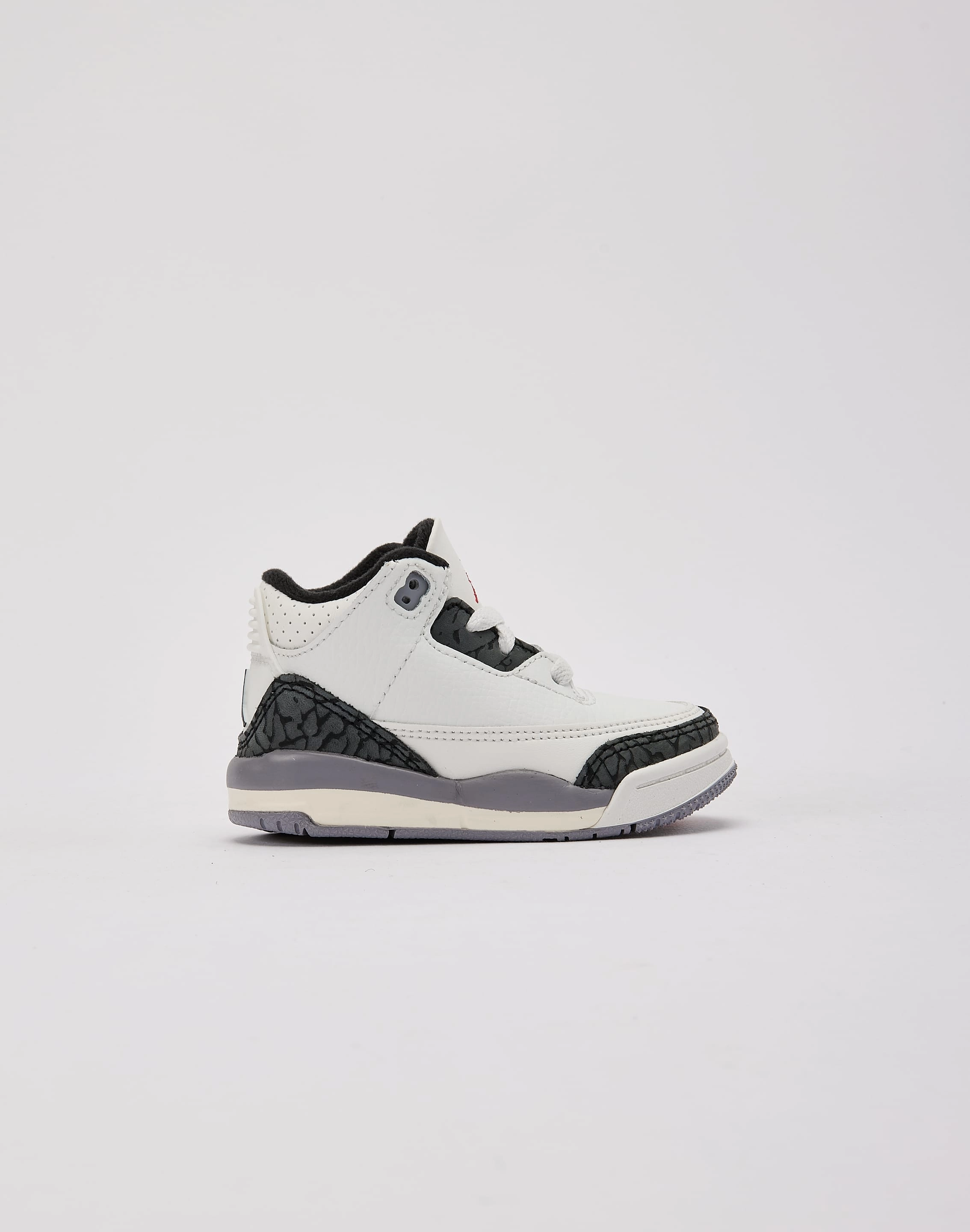 Snug Heel Support Jordan Air Jordan 3 Retro 'Cement Grey' Toddler