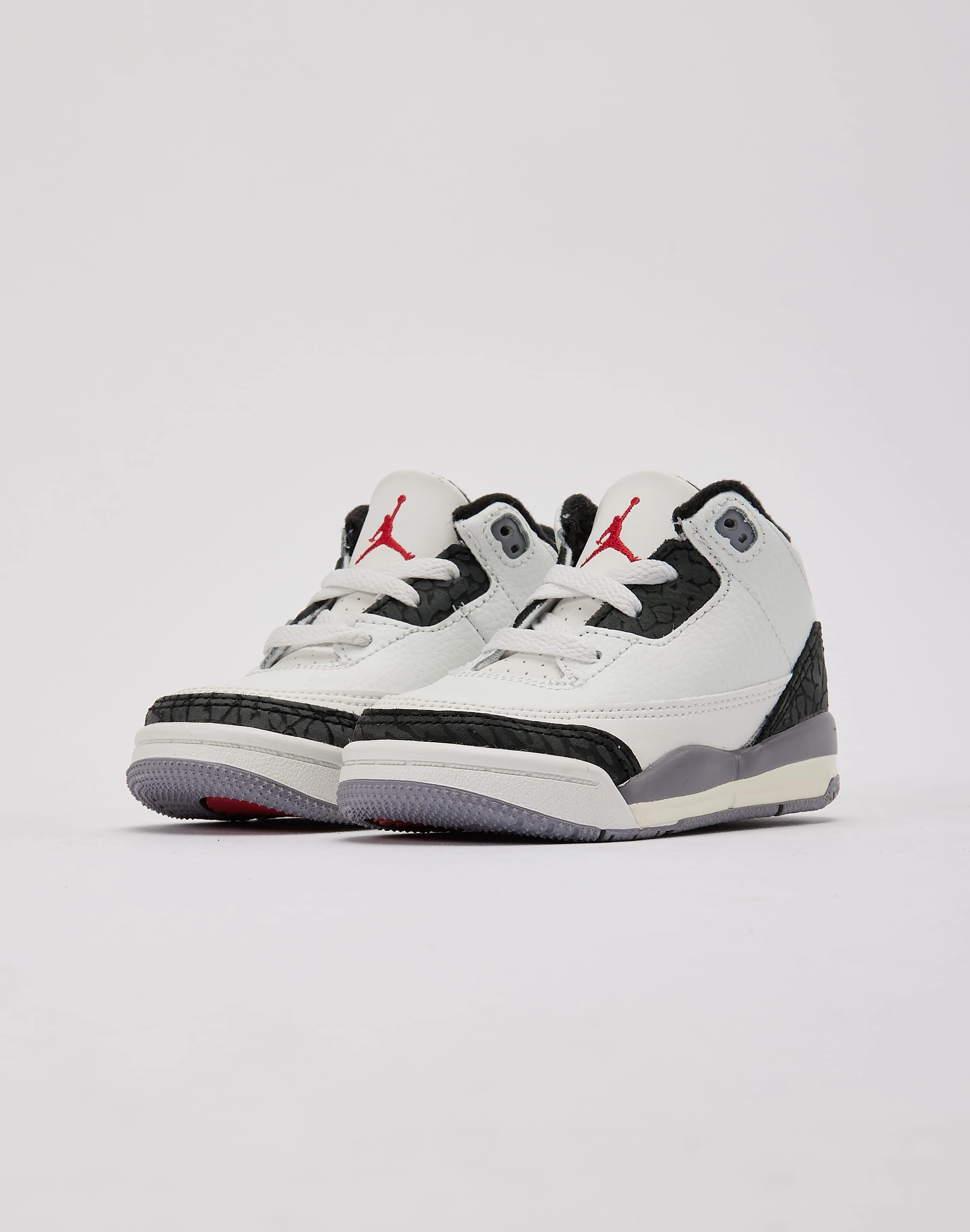Quick Dry Fabric Shock Resistance Jordan Air Jordan 3 Retro 'Cement Grey' Toddler