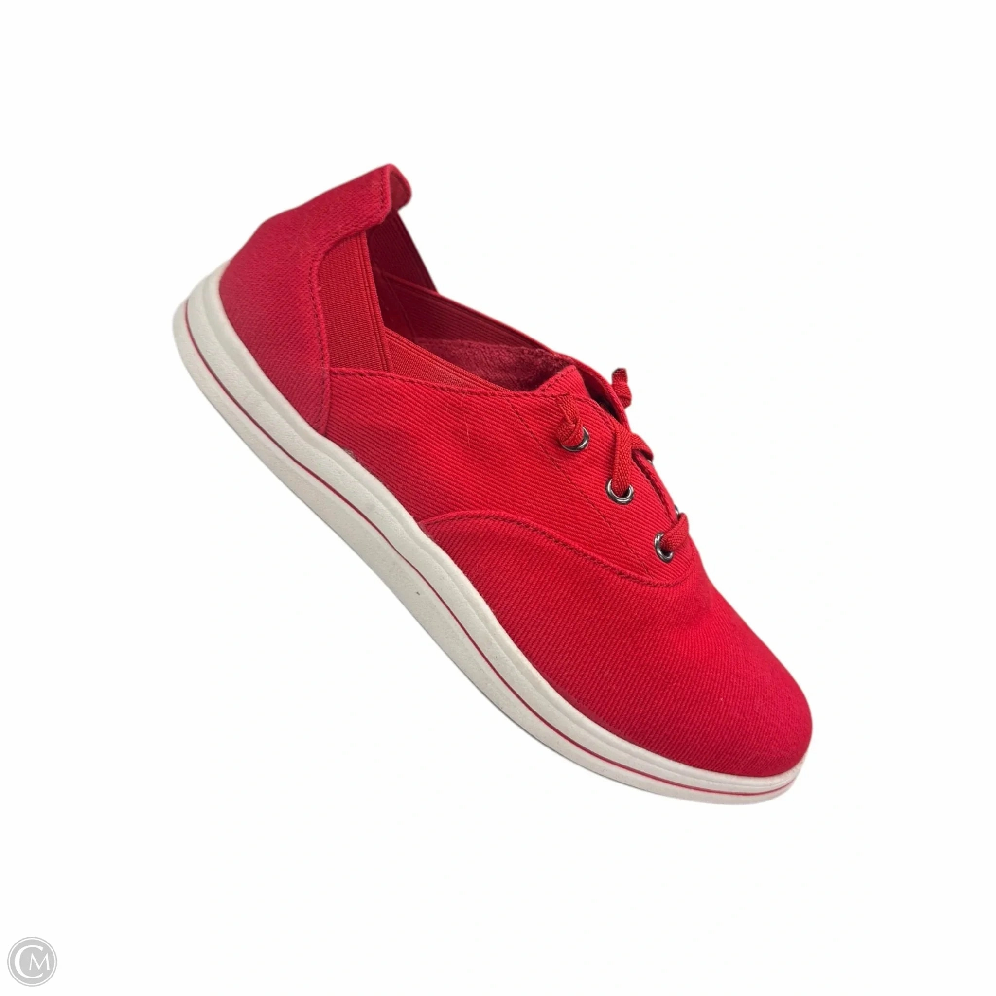 Shoes Sneakers By Clarks In Red, Size: 7.5 Moisture control