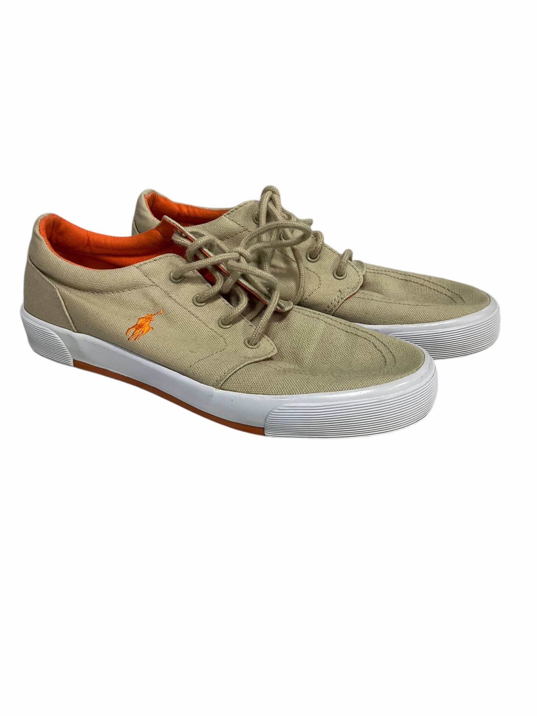 Sneaker Upgrade Shoes Sneakers By Polo Ralph Lauren In Tan, Size: 7