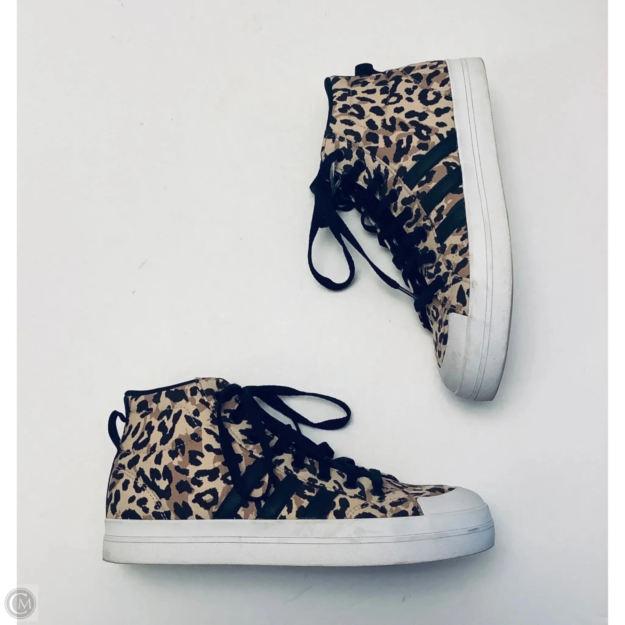 Shoes Sneakers By Adidas In Animal Print, Size: 8 Quick Walk Core Fitness