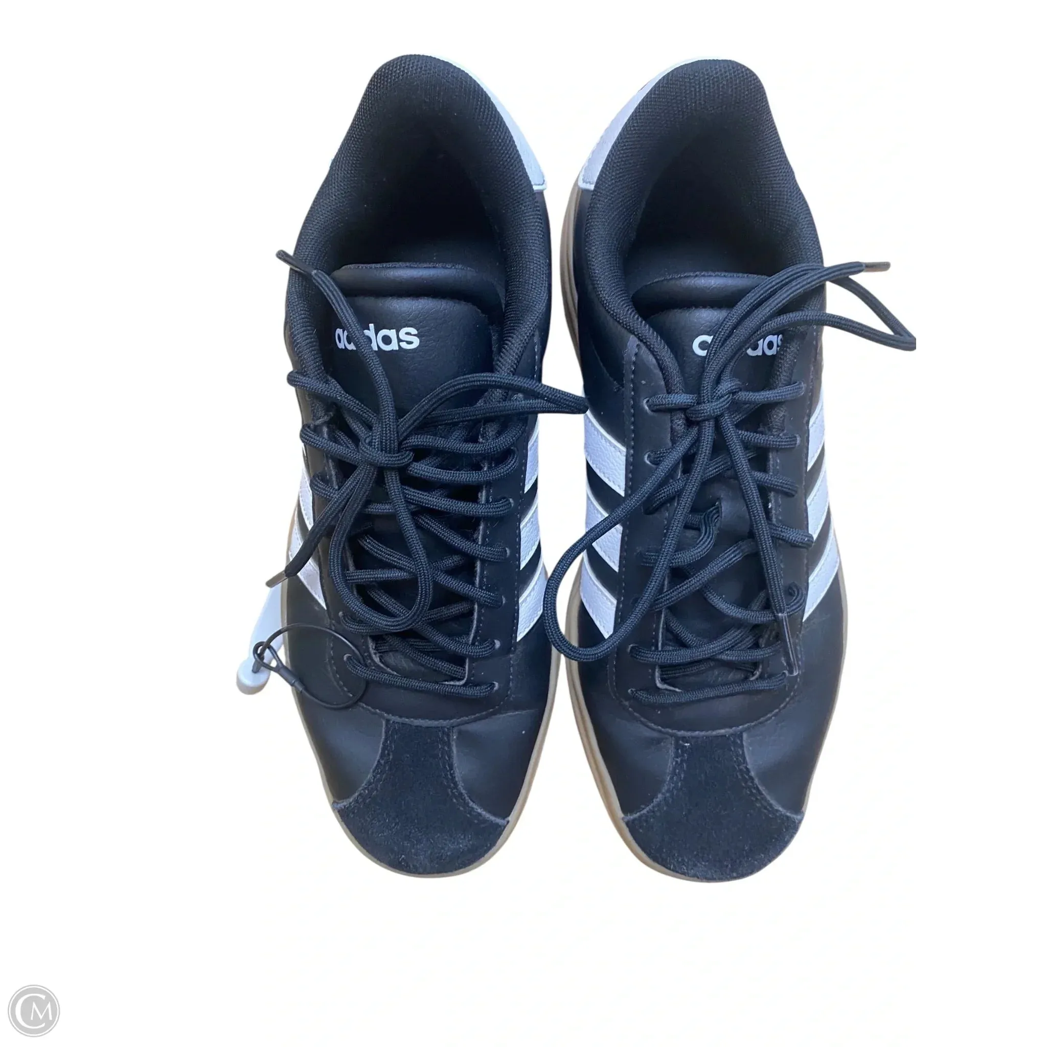 Retro-inspired silhouette composite material Shoes Sneakers By Adidas In Black & Brown, Size: 8.5