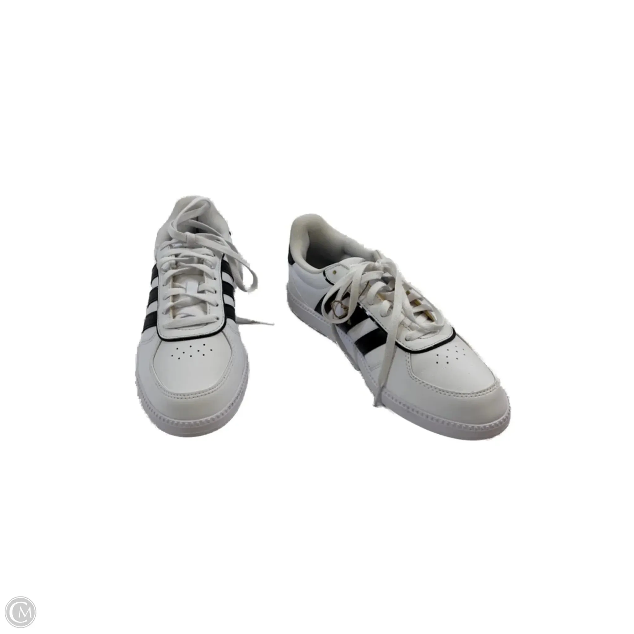 Shoes Sneakers By Adidas In Black & White, Size: 7.5 Twist Free Motion Reinforced Eyestay Durability