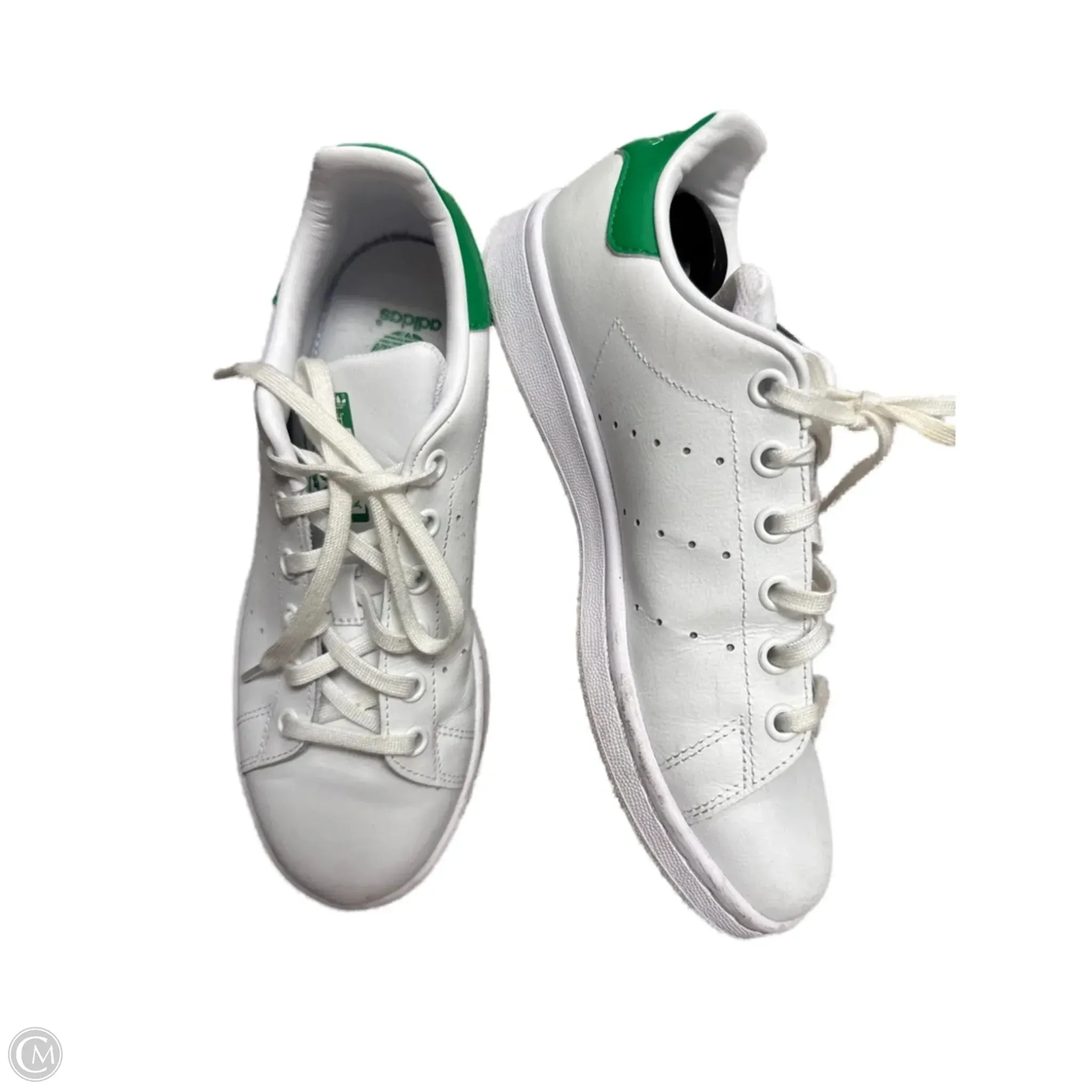Durable touch Energy Return Design Shoes Sneakers By Adidas In Green & White, Size: 5