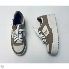 Rolling Gait Design Shoes Sneakers By Calvin Klein In Cream & Tan, Size: 6.5