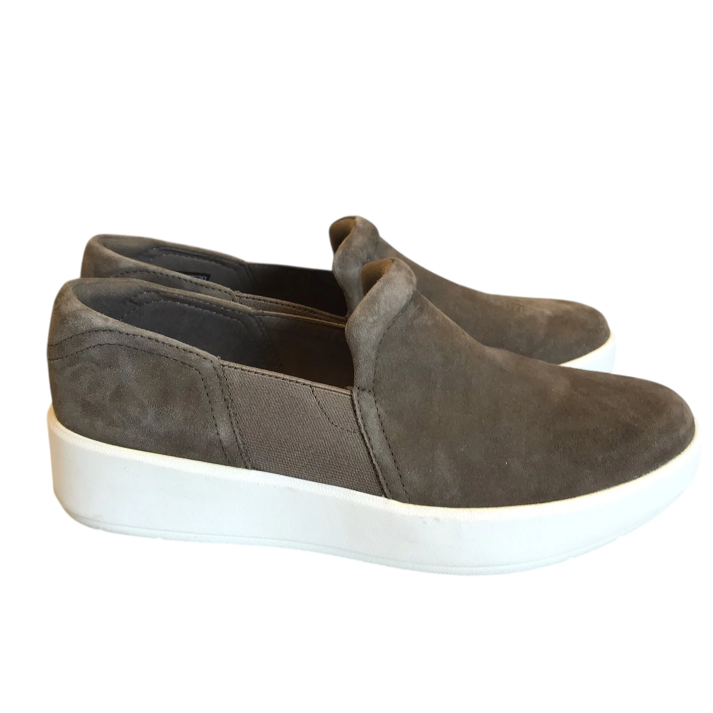 Shoes Sneakers By Clarks In Brown, Size:9 Mid Top Style