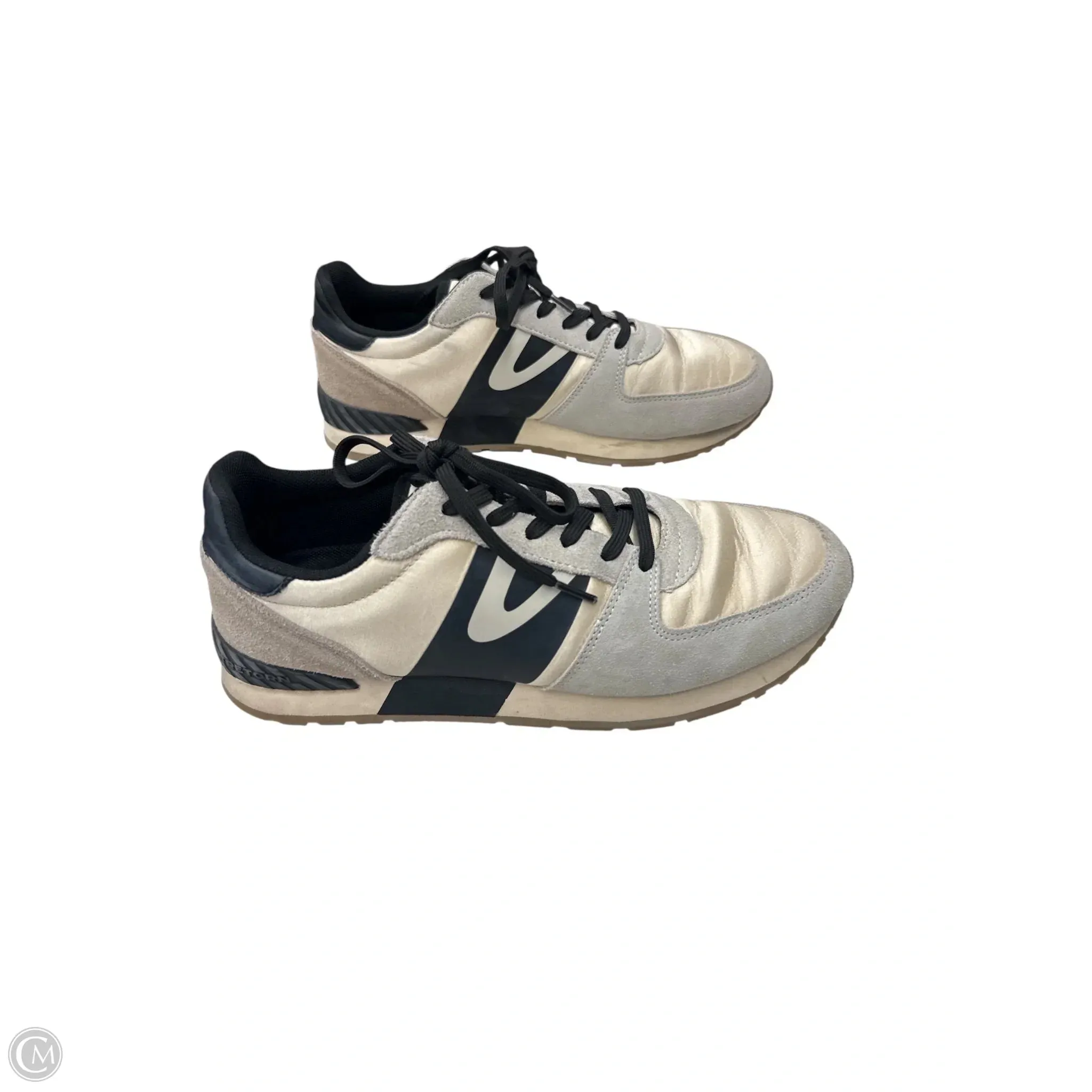 Shoes Sneakers By Clothes Mentor In Black & Cream, Size: 10 Cloud Soft
