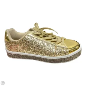 Shoes Sneakers By Clothes Mentor In Gold, Size: 8 Ventilation Technology