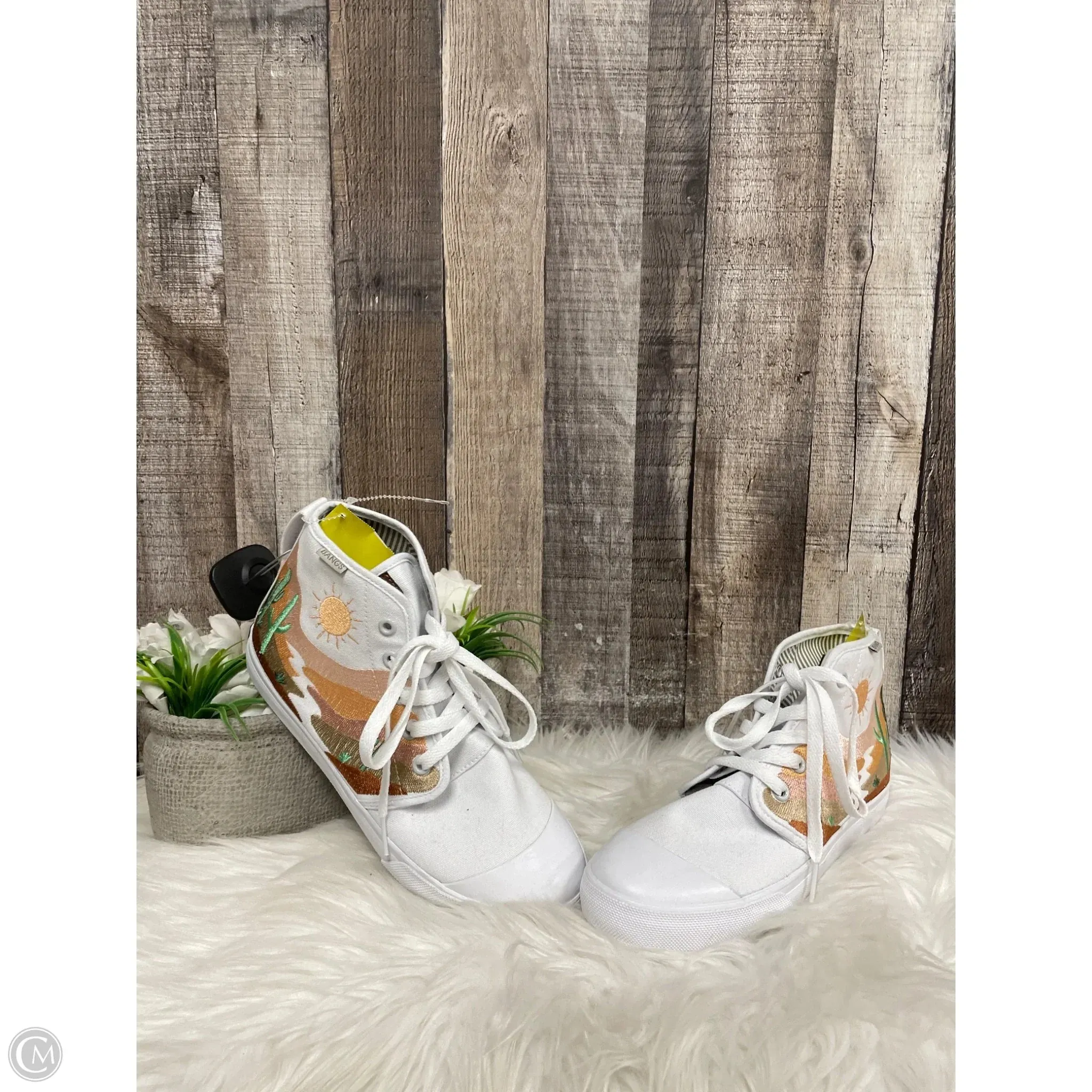 Shoes Sneakers By Cme In Floral Print, Size: 7 Wide Base Refined performance