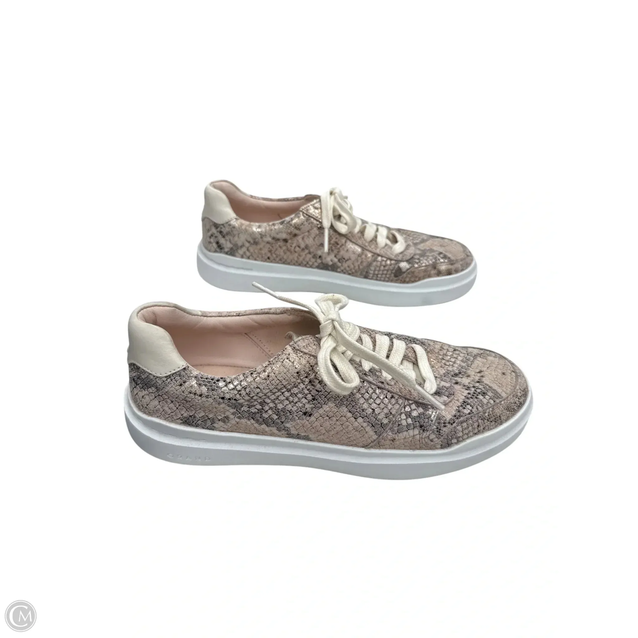 Impact Diffusing Structure Shoes Sneakers By Cole-haan In Snakeskin Print, Size: 7.5